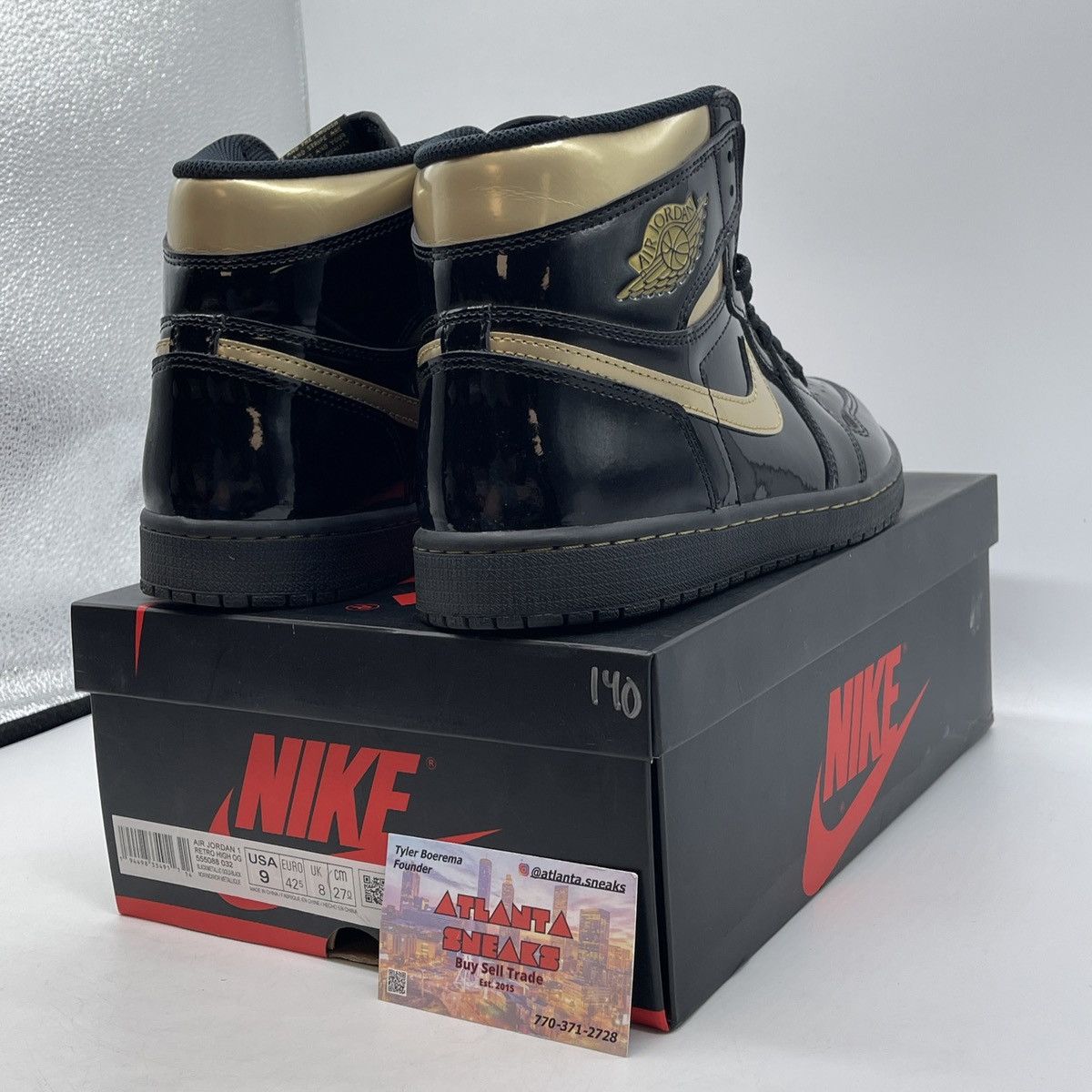Jordan Brand Air Jordan 1 high metallic gold Size US 9 / EU 42 - 5 Thumbnail