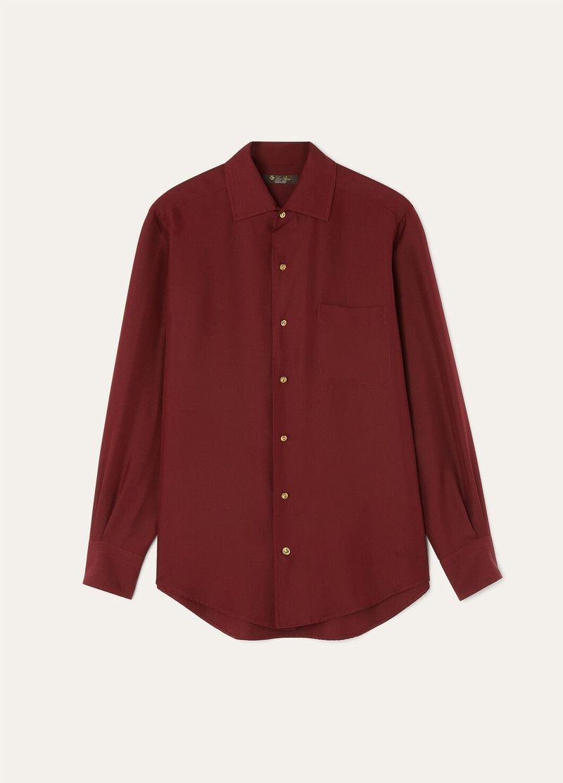 Loro Piana o1srvl11e0526 FAP2657 André Shirt in Red Size M / US 6-8 / IT 42-44 - 1 Thumbnail