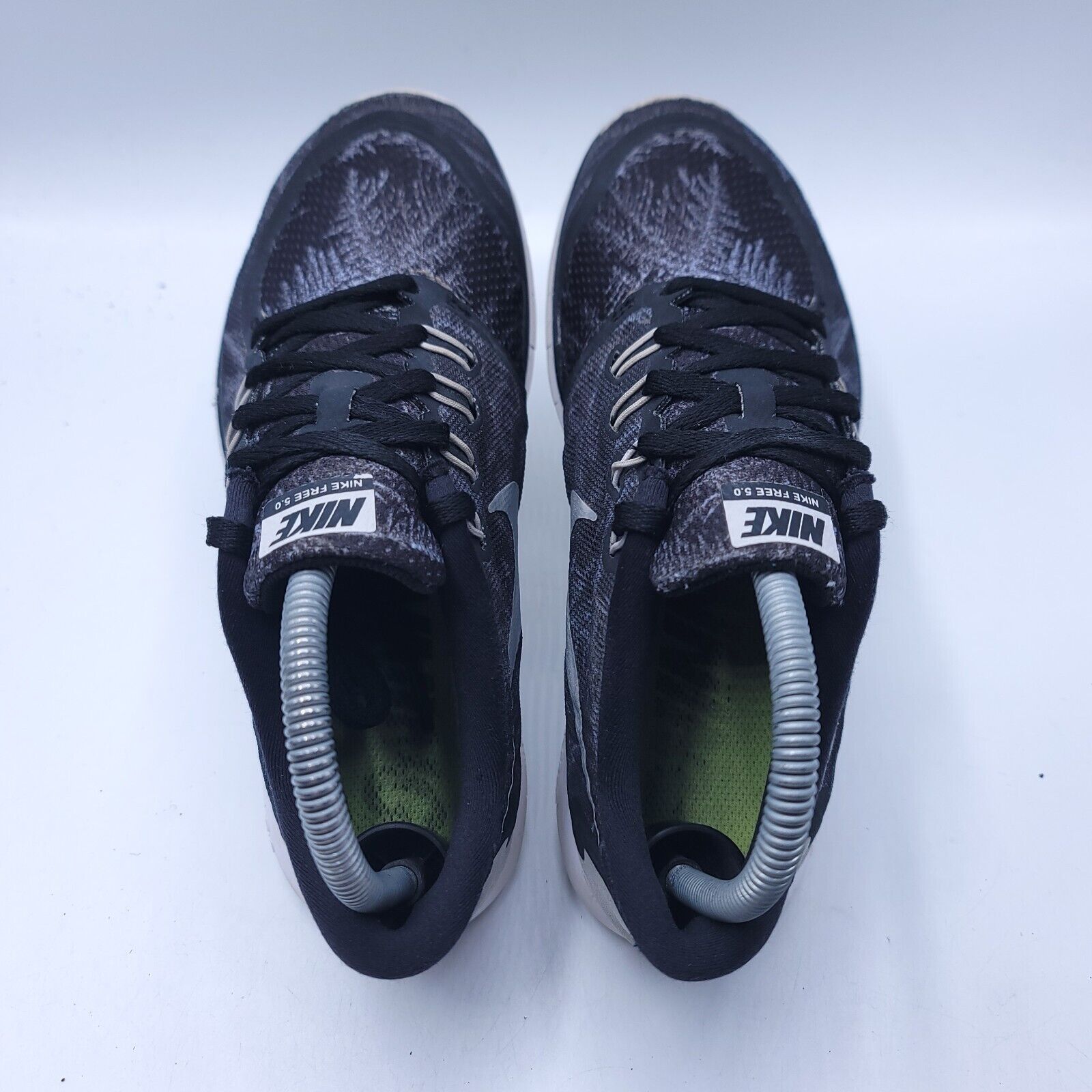 Nike Nike Free 5.0 Shoe Womens Size 7 806588-001 Black Gray White Size US 7 / IT 37 - 4 Thumbnail