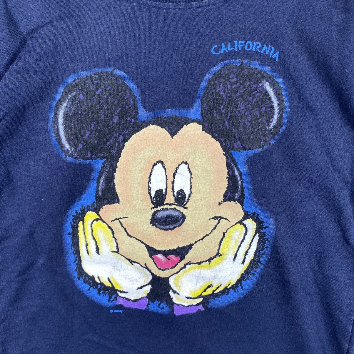 Mickey Mouse Vintage 90's MICKEY MOUSE California Graphic Sweatshirt Size M / US 6-8 / IT 42-44 - 3 Thumbnail