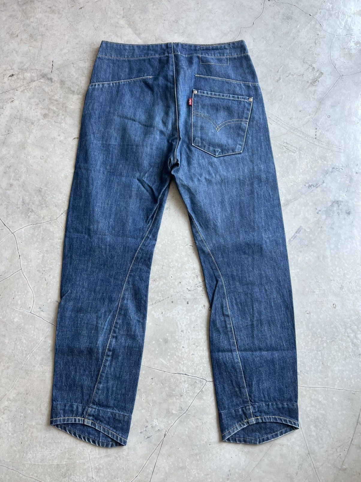 Levi's Levis Engineered Jeans Tag W29 Actual 30x28 Size US 29 - 4 Thumbnail