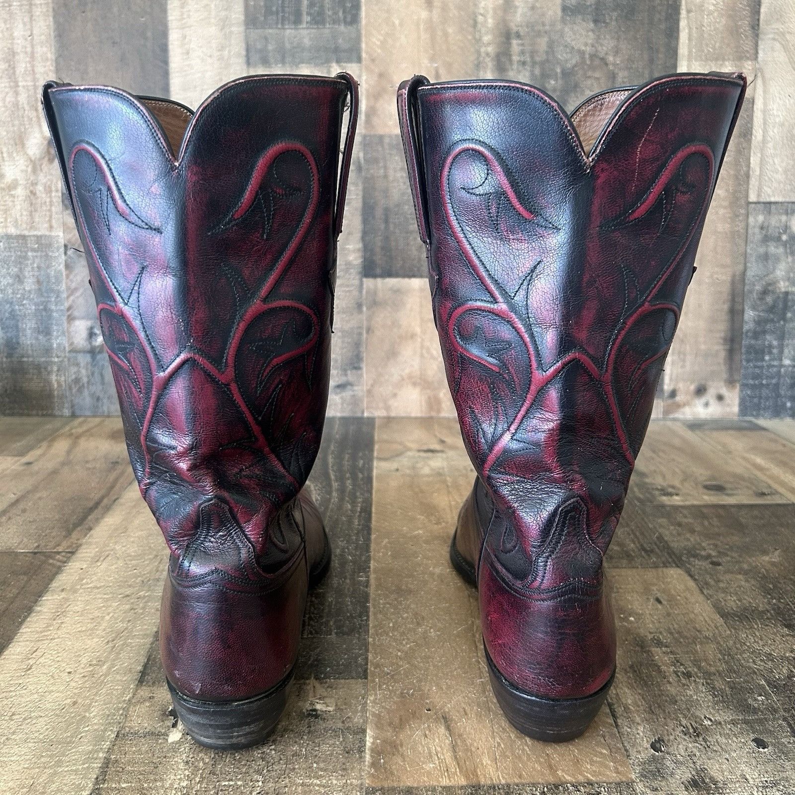 Lucchese Lucchese Classics Black Cherry Cowboy Boots Mens 10 D Size US 10 / EU 43 - 8 Thumbnail