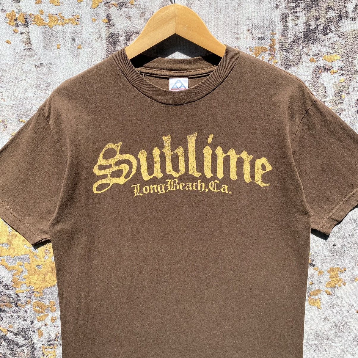 Band Tees Vintage Sublime Long Beach, Ca Sky Punk Reggae Band Shirt Size US M / EU 48-50 / 2 - 5 Thumbnail
