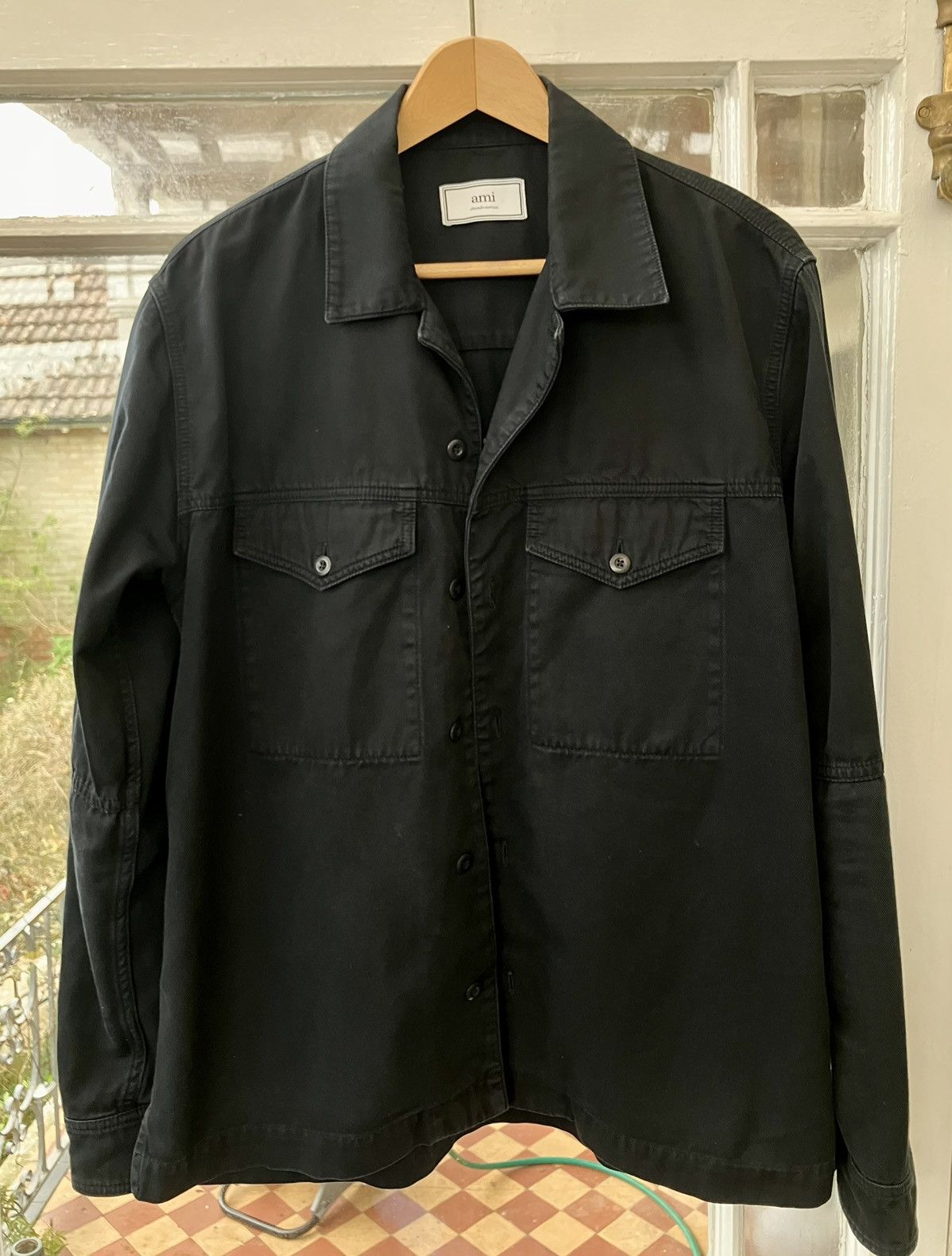AMI AMI Mattiussi Navy Overshirt/jacket medium Size US M / EU 48-50 / 2 - 6 Thumbnail