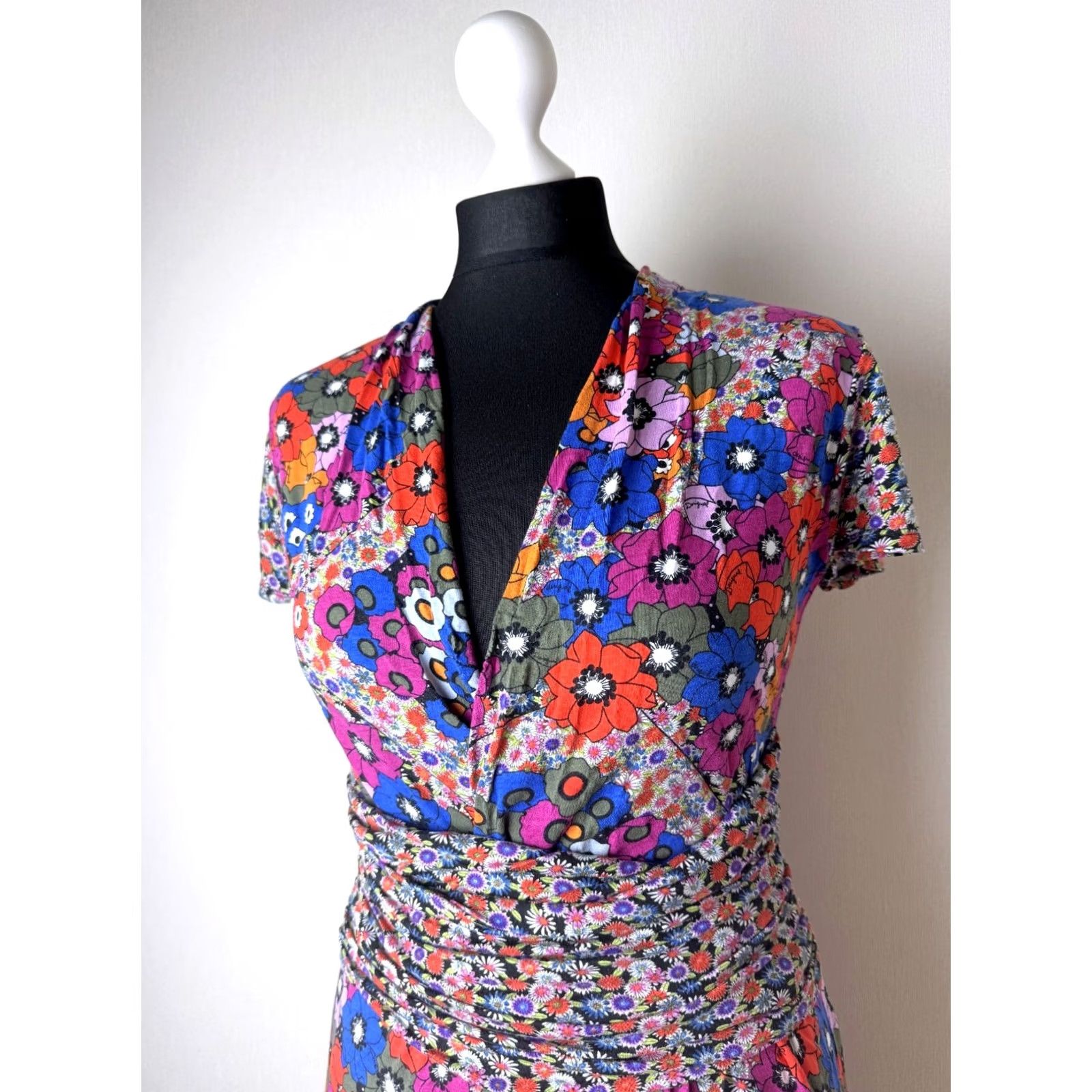 Desigual Desigual Dress Womens A-Line Multicoloured Knee Length M Size M / US 6-8 / IT 42-44 - 2 Thumbnail