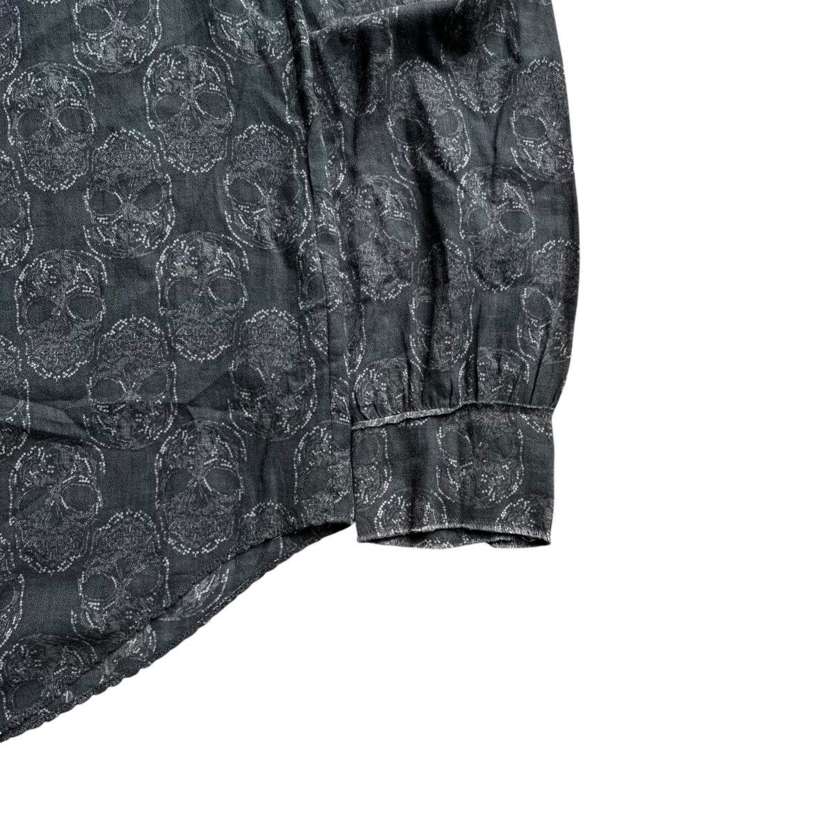 Zadig & Voltaire Zadig & Voltarie Teva Skull Button Up Shirt Size US S / EU 44-46 / 1 - 3 Thumbnail