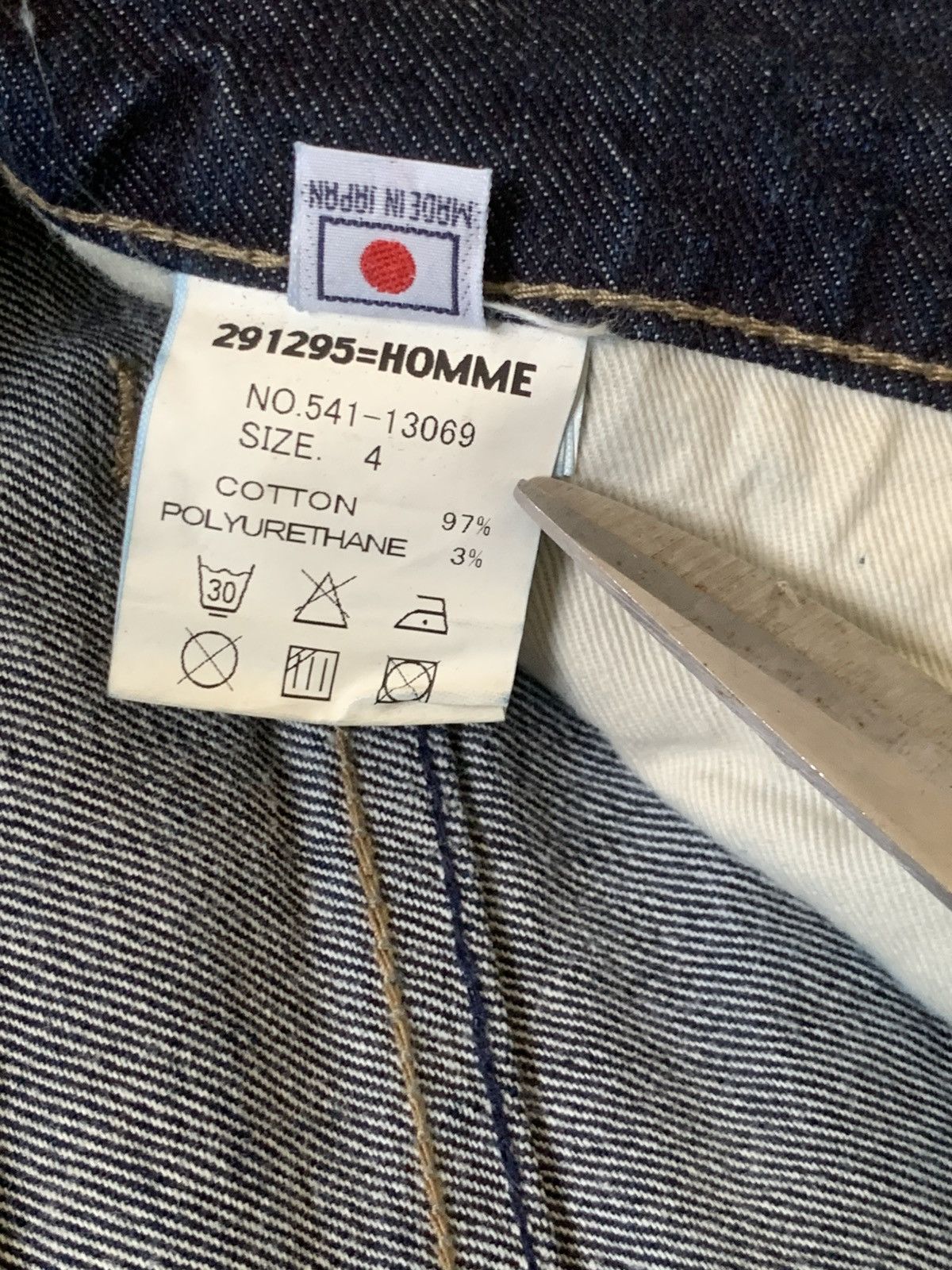 Designer × Japanese Brand 🔥 291295 Homme Japanese Brand Denim Pants New With Tag Size US 34 / EU 50 - 21 Thumbnail