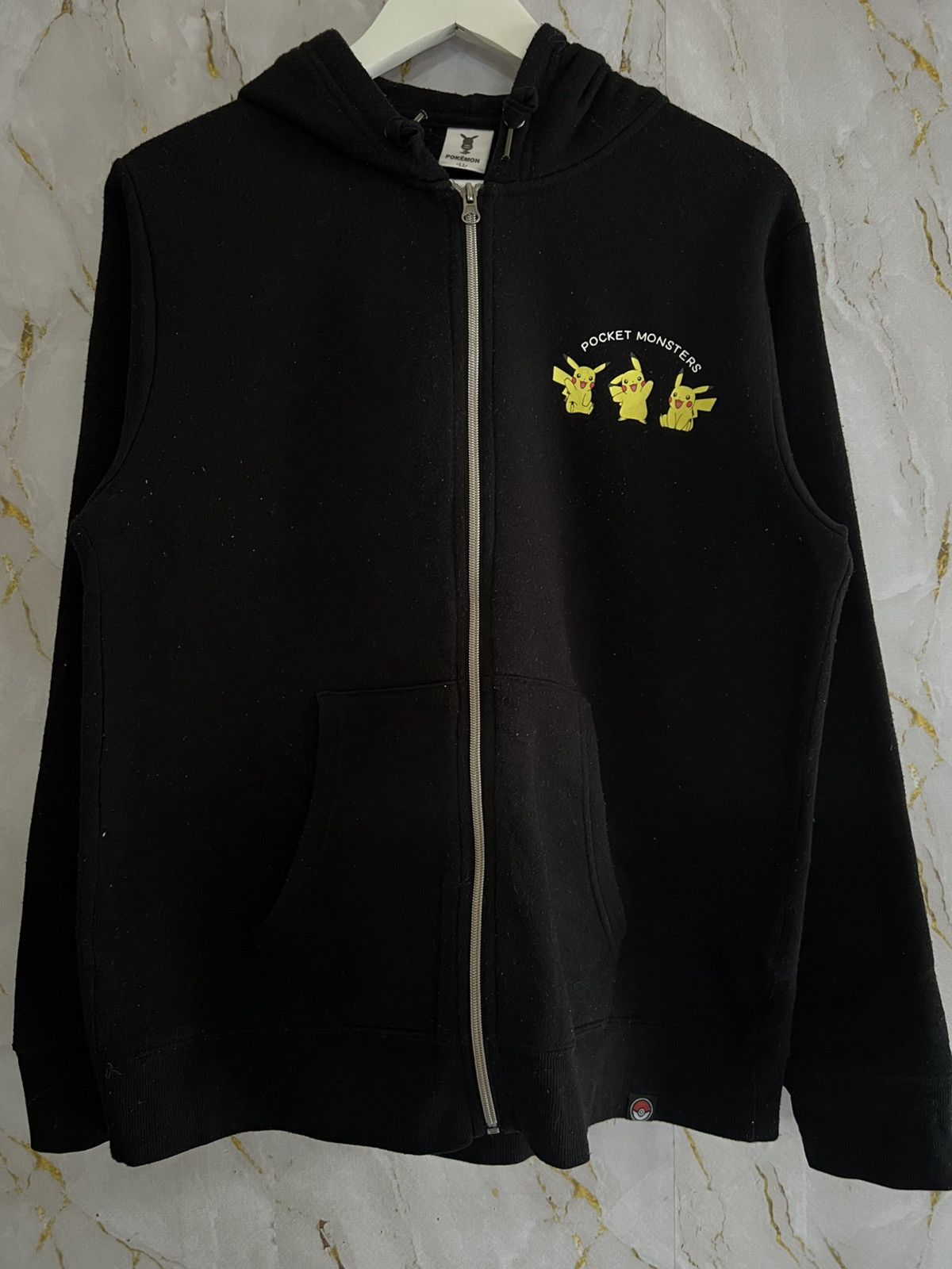 Pokemon 🔥 Pokémon Black Sweater – Rare Vintage Graphic Size US XL / EU 56 / 4 - 1 Thumbnail
