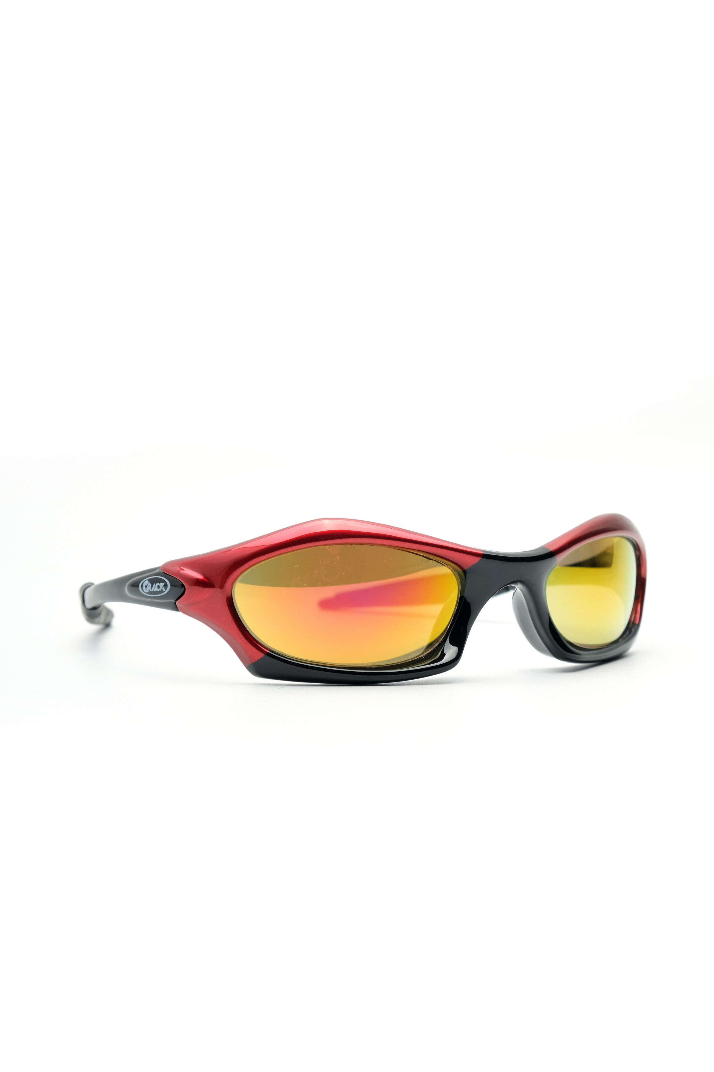 image of Vintage Crack Sport Sunglasses in Black, Men's