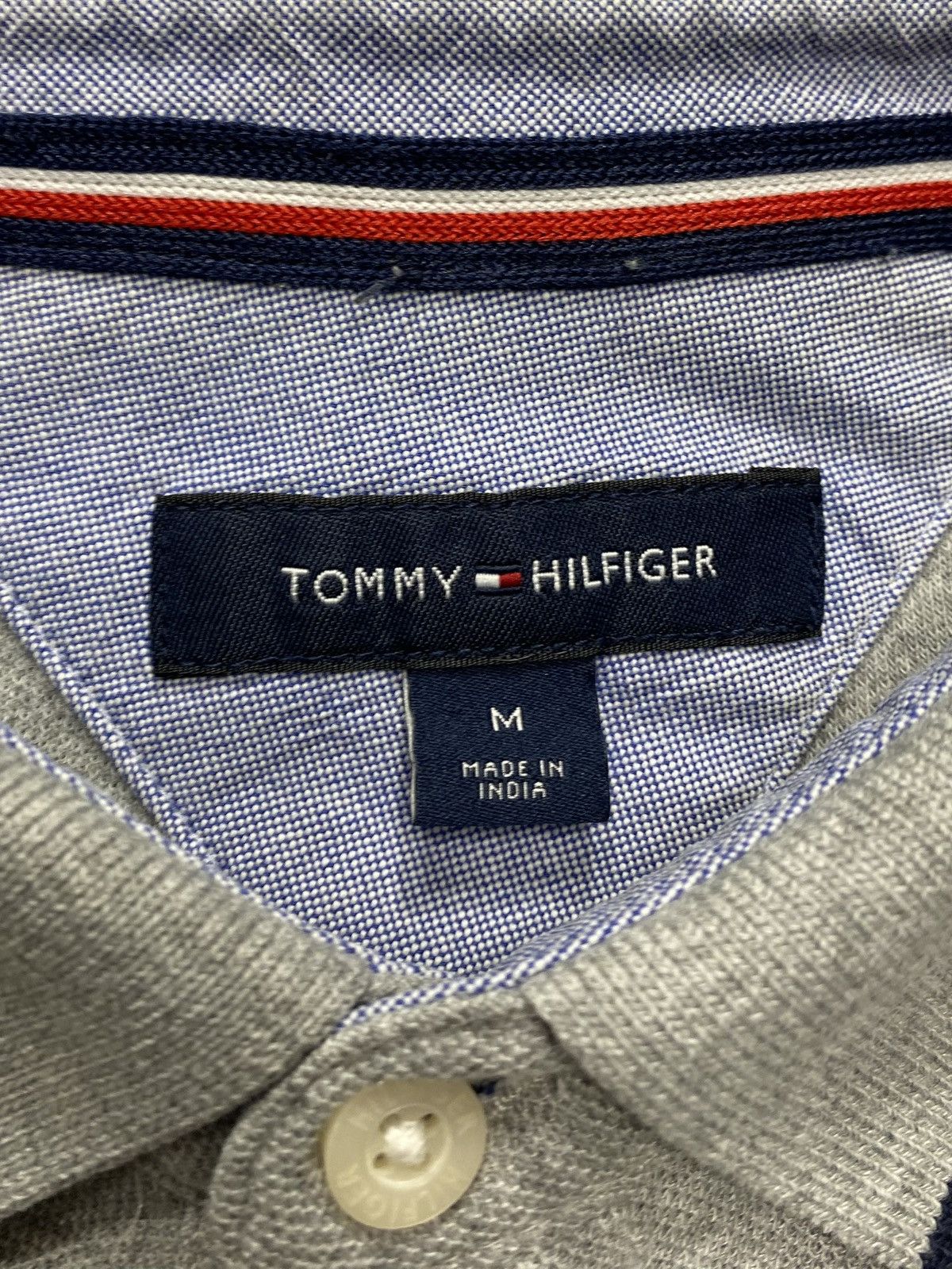 Tommy Hilfiger Vintage Tommy Hilfiger Light Gray Heather Wicking Polo Shirt Size US M / EU 48-50 / 2 - 3 Thumbnail