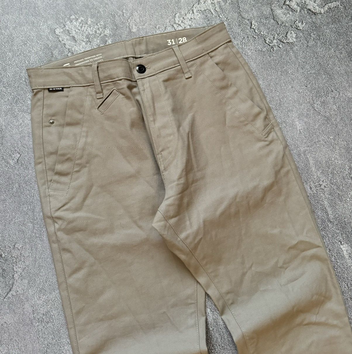 G-Star × Vintage G star raw 31/28 Bronson 2.0 slim chino pant trouser jean Size US 31 - 11 Thumbnail
