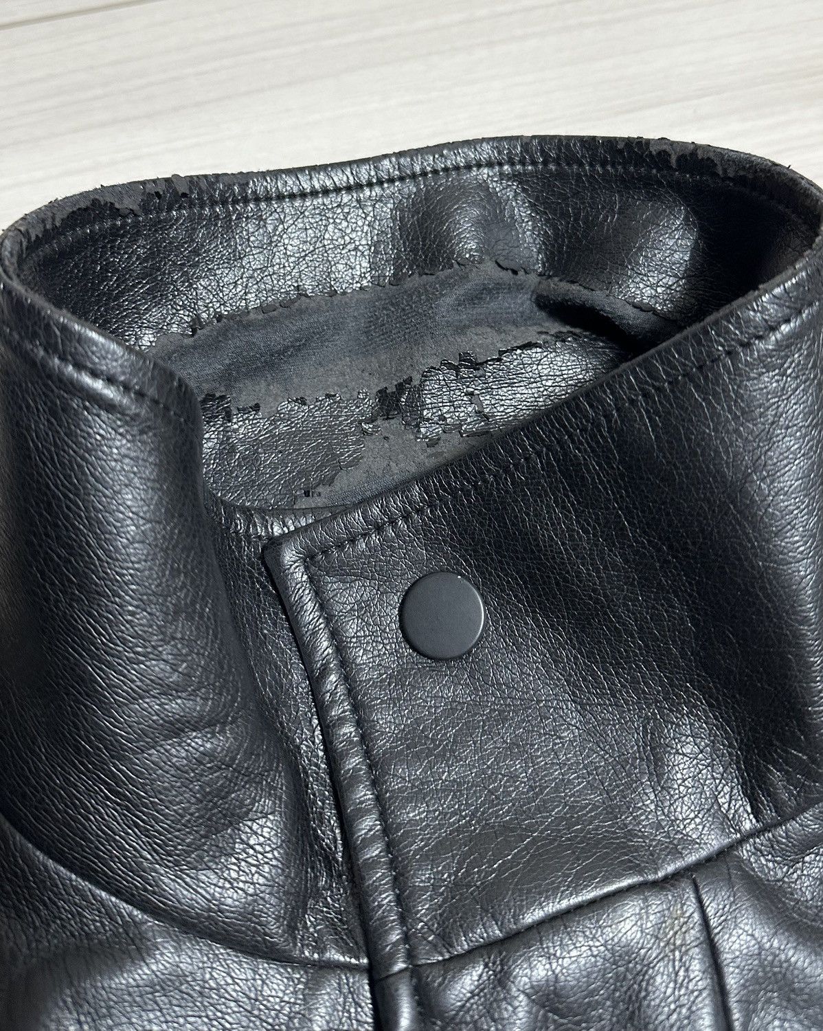 Gosha Rubchinskiy Faux Leather Jacket