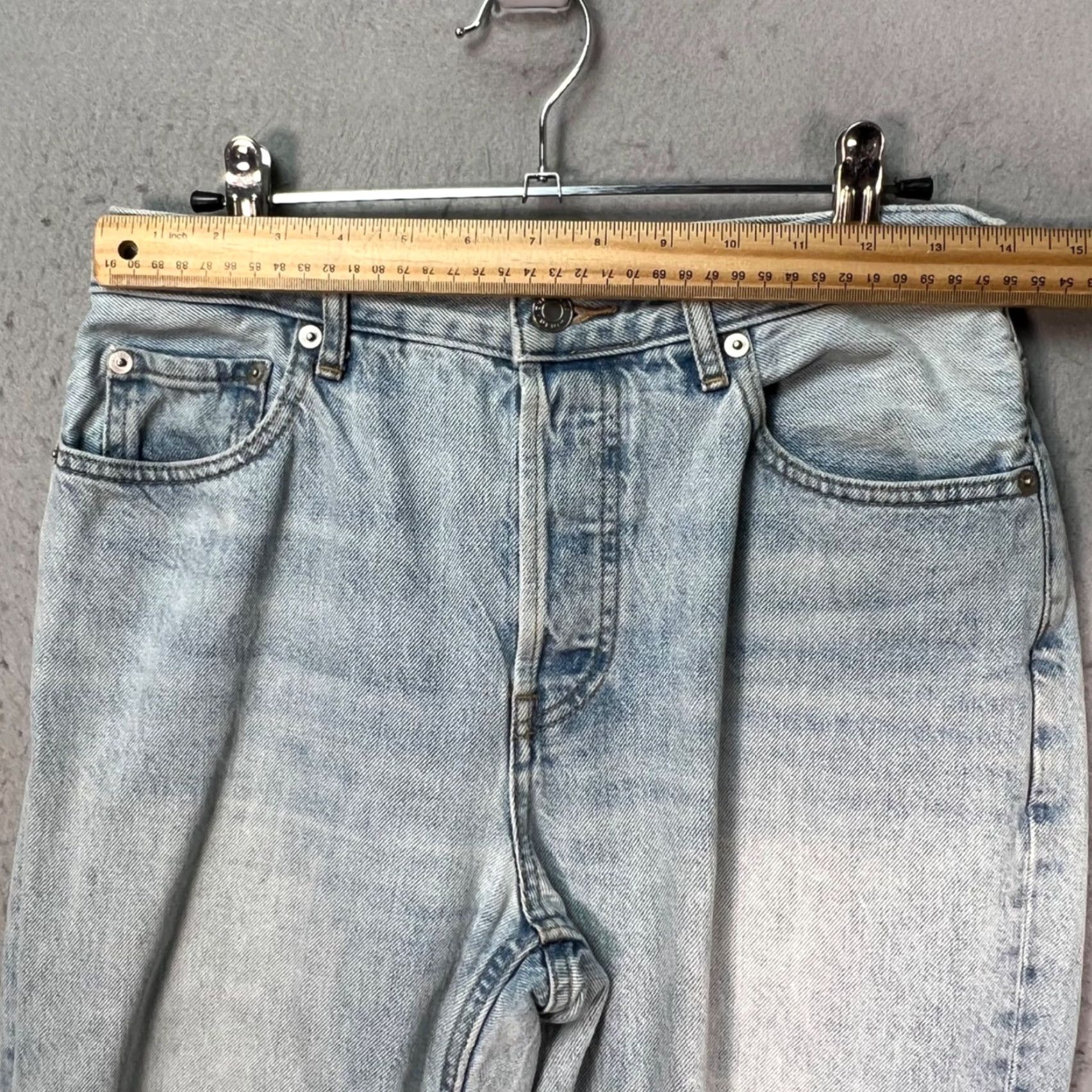 Everlane Everlane Jeans The Cheeky Light Wash Denim High-Rise Regular 27 in Blue Womens Jeans Size 27" / US 4 / IT 40 - 5 Thumbnail