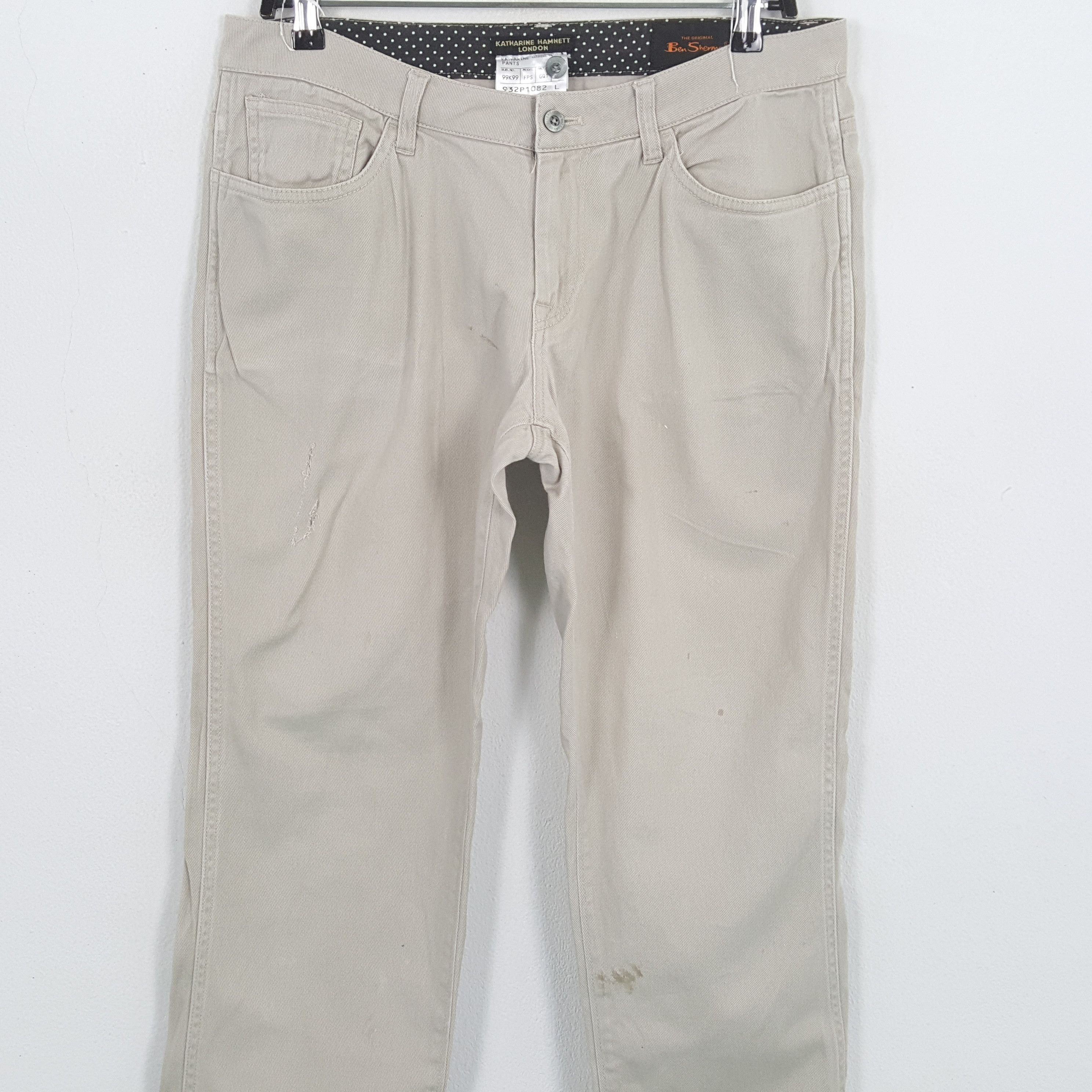 Ben Sherman × Katharine Hamnett London × Vintage KATHARINE HAMNET LONDON Ben Sherman Pants Size US 32 / EU 48 - 2 Thumbnail
