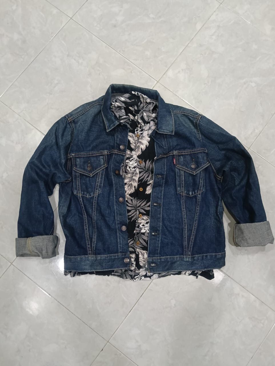 Levi's Vintage Levis 557xx Jacket 42 Made in Japan Size US XS / EU 42 / 0 - 1 Thumbnail
