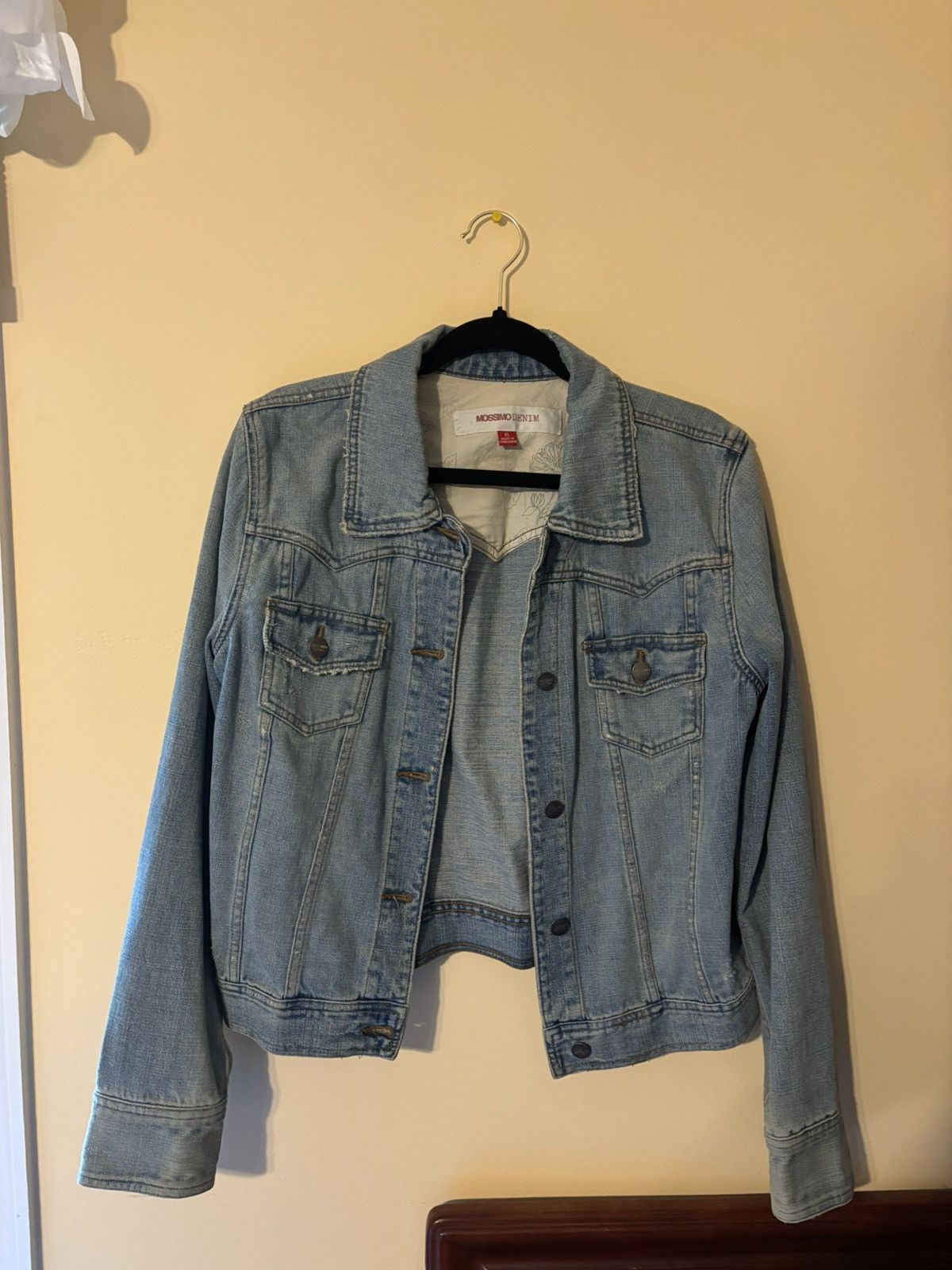 Mossimo Vintage Jean Jacket Size XL / US 12-14 / IT 48-50 - 1 Thumbnail
