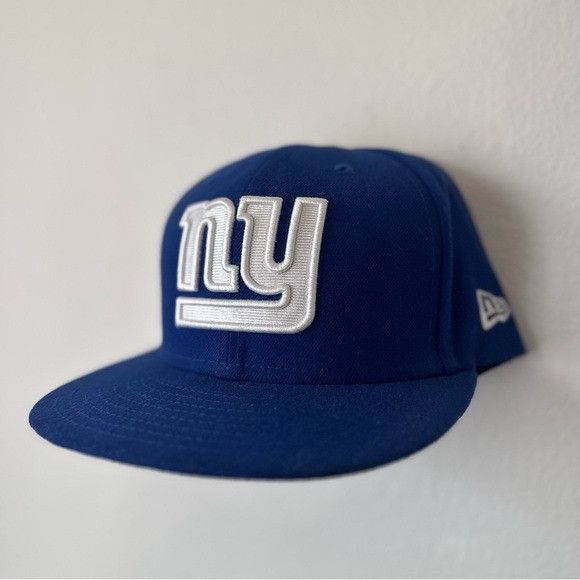 New Era 59Fifty New York NY Giants Fitted Baseball Cap Mens Size 8 E Size ONE SIZE - 4 Thumbnail