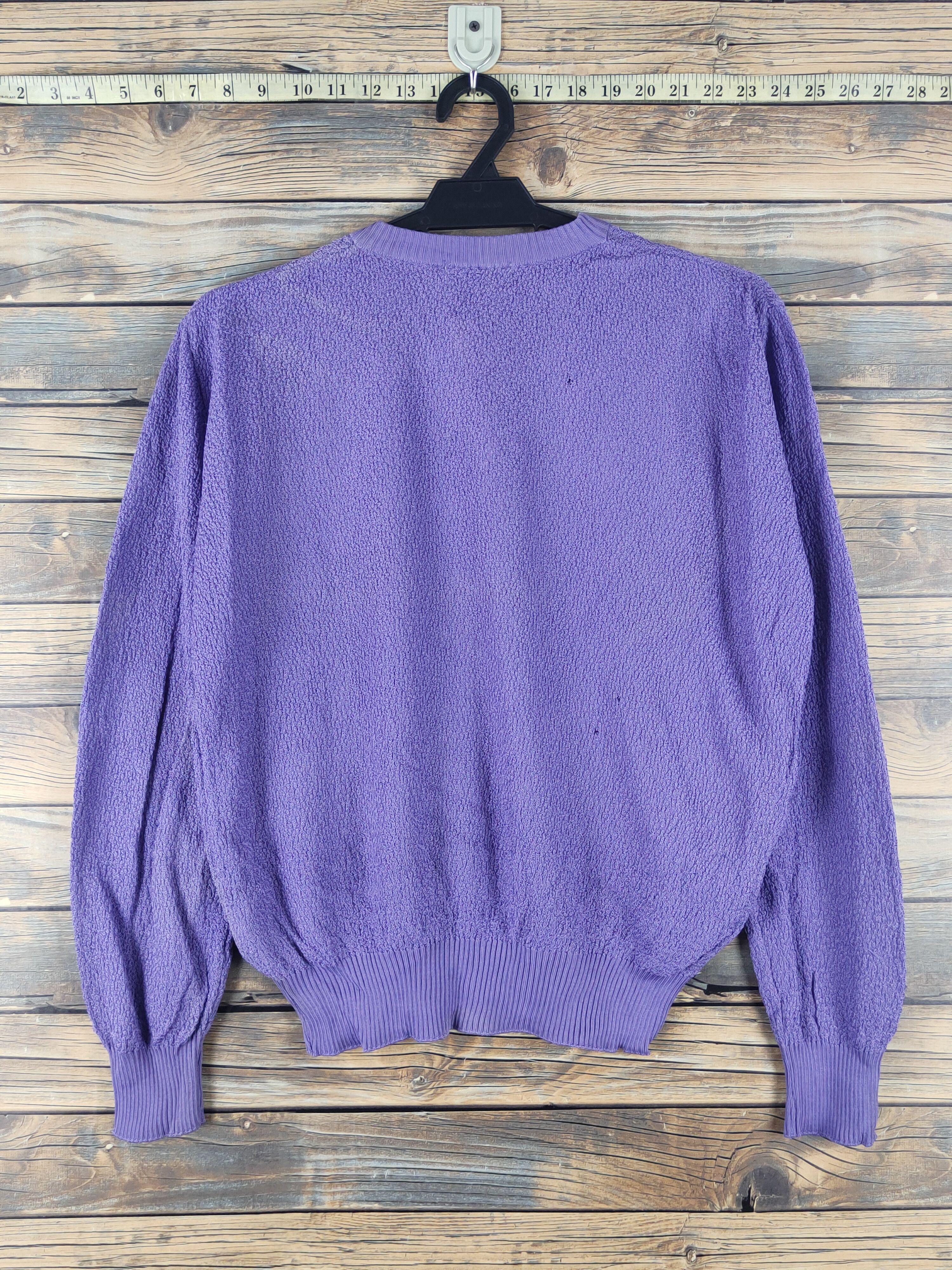Vintage Miya Ken made in japan Purple Knitwear #W1774 Size US M / EU 48-50 / 2 - 8 Thumbnail