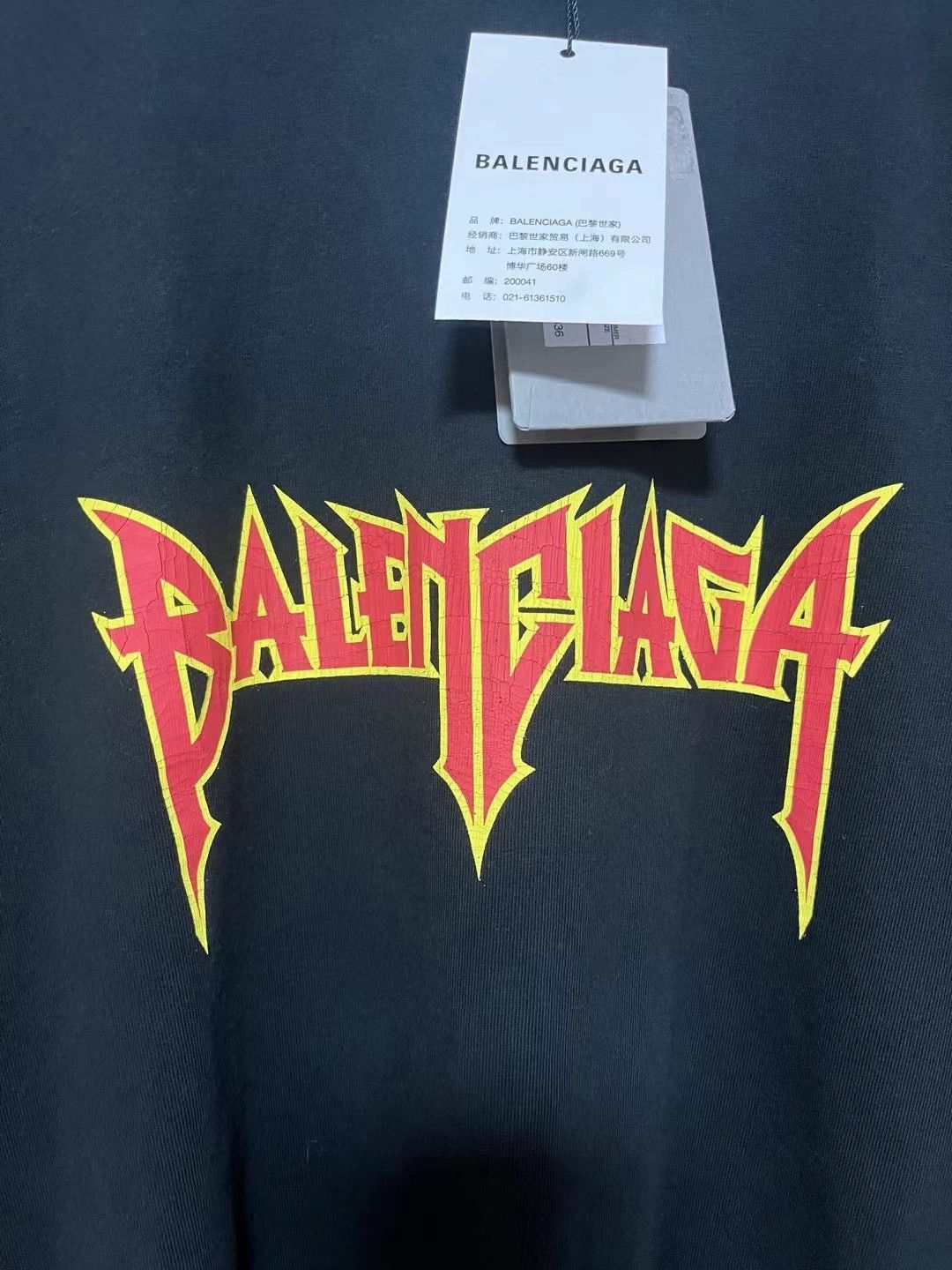 Balenciaga Balenciaga Balenciaga destroys rock lightning logo long sl Size US M / EU 48-50 / 2 - 3 Thumbnail