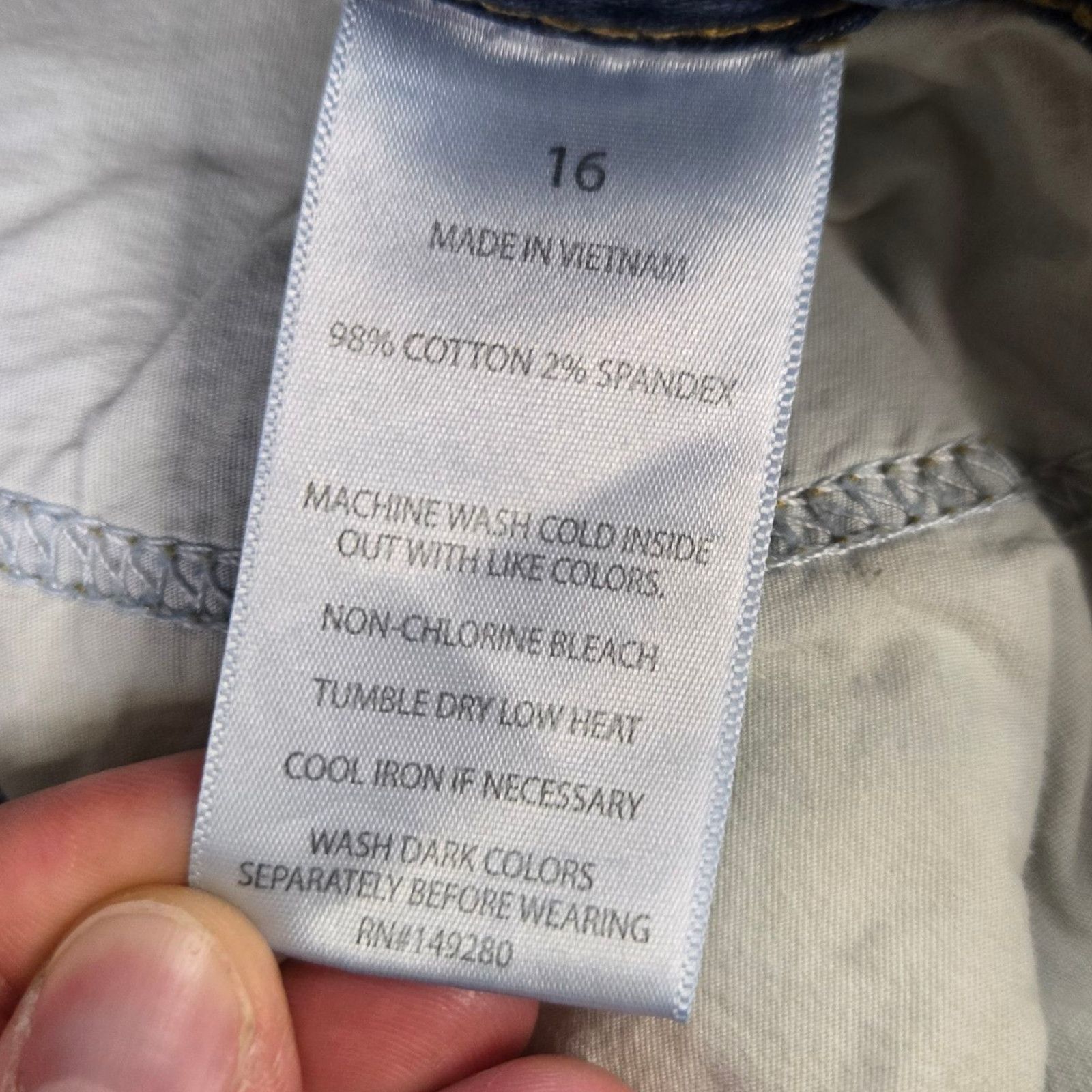 Other Medium Wash Distressed Curvy Straight Jeans Size 16 Size 38" / US 16 / IT 52 - 7 Thumbnail
