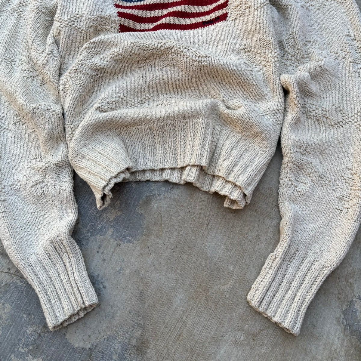 Polo Ralph Lauren Vintage 90s Polo Ralph Lauren Flag Knit Sweater Size US L / EU 52-54 / 3 - 5 Thumbnail