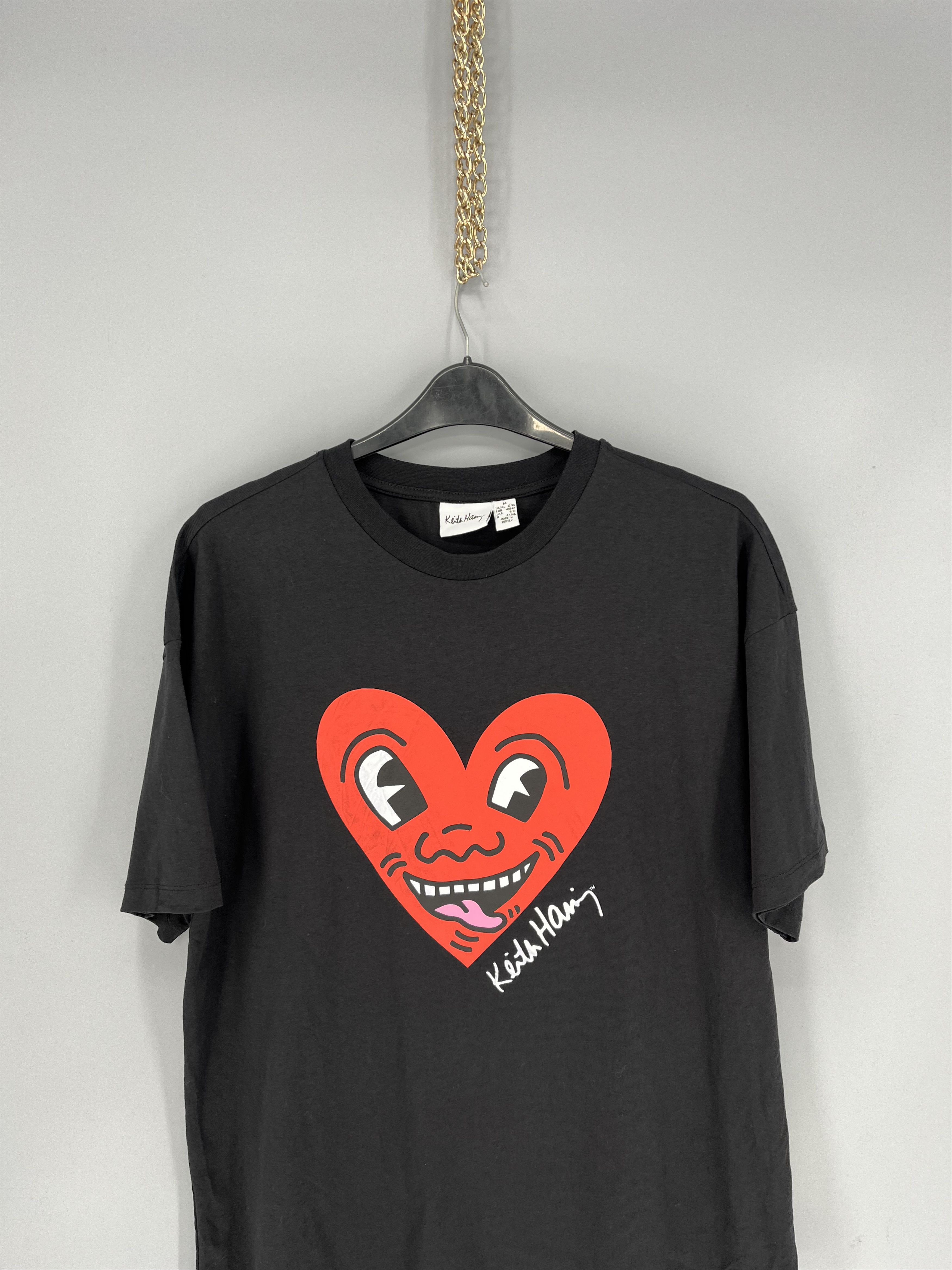 Keith Haring Vintage Y2K KEITH HARING Art Japanese T-shirt Size US L / EU 52-54 / 3 - 6 Thumbnail