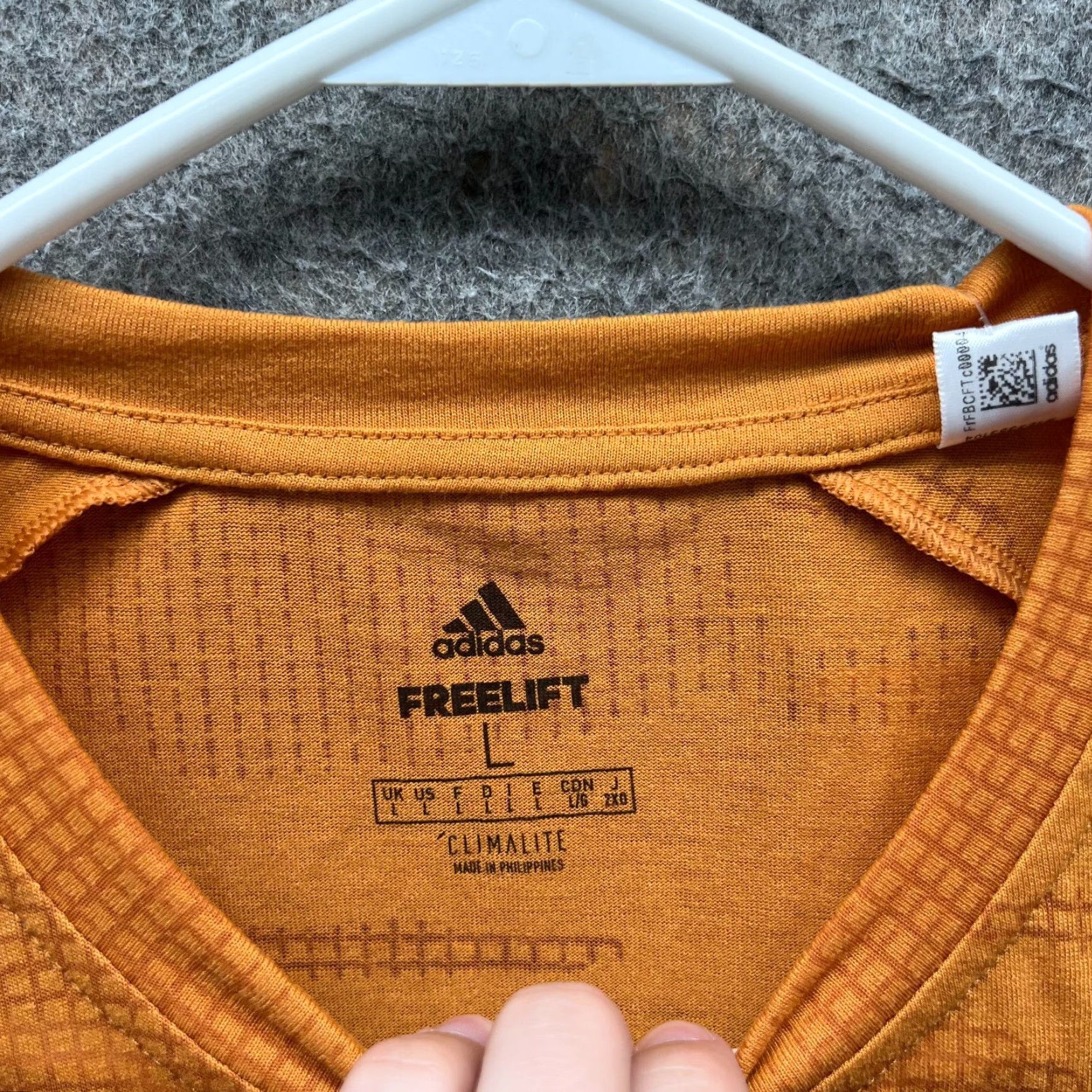 Adidas Adidas Shirt Mens Large Orange Camouflage Burnout Jersey Freelift Originals Climalite Shirt Mens Large Orange Camouflage Burnout Jersey Size US L / EU 52-54 / 3 - 7 Thumbnail
