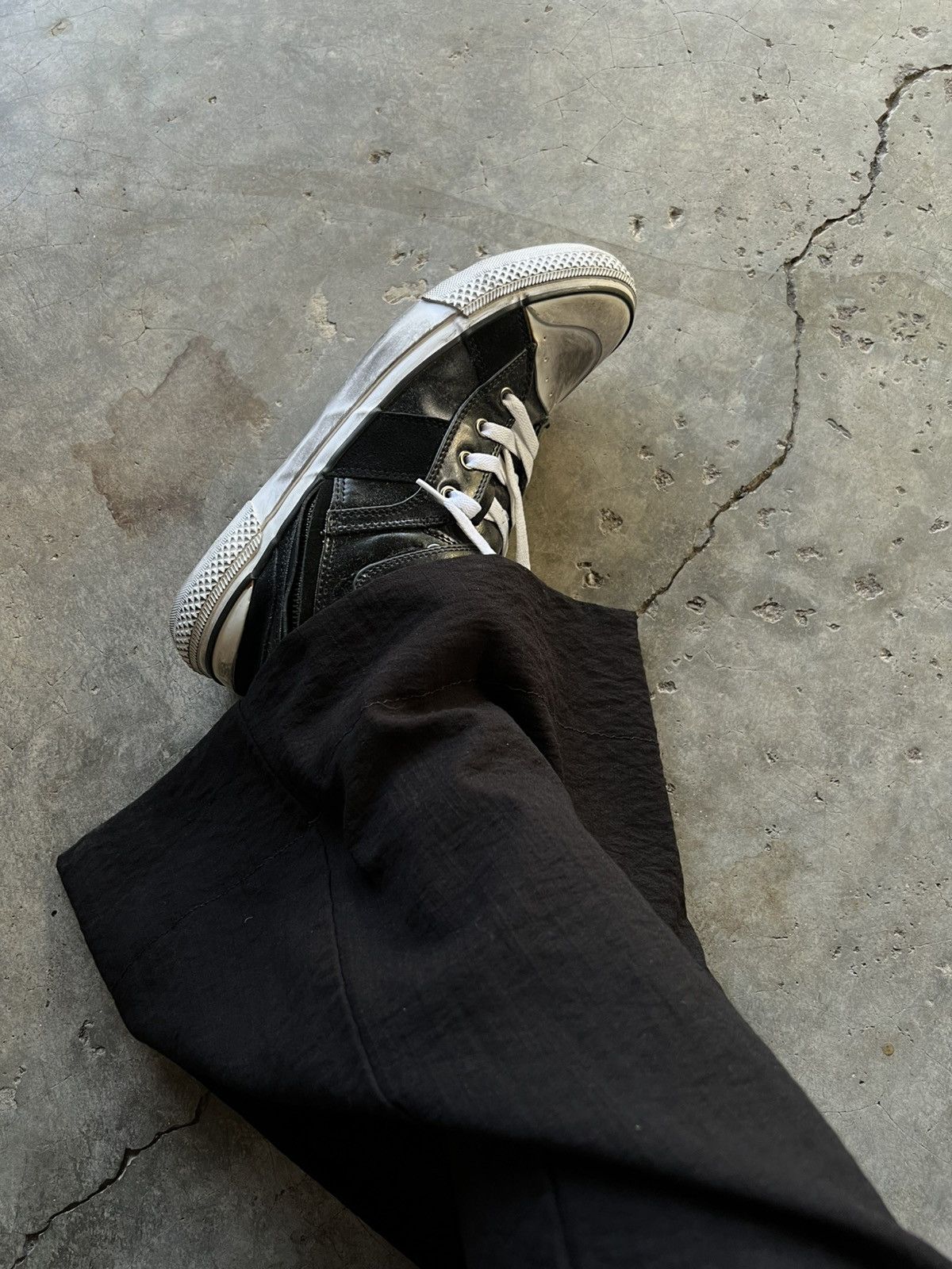 Japanese Brand Sick🔥 Semantic Design Sneakers Distressed Size US 9.5 / EU 42-43 - 4 Thumbnail