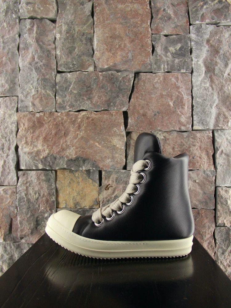 Rick Owens Rick Owens White Hitop Sneakers Men 9 Size US 9 / EU 42 - 1 Thumbnail