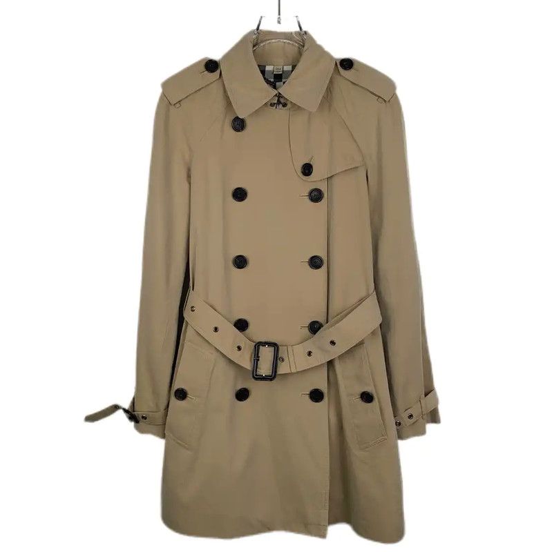 Burberry Burberry Women's Khaki Cotton Trench Coat Size S / US 4 / IT 40 - 1 Thumbnail