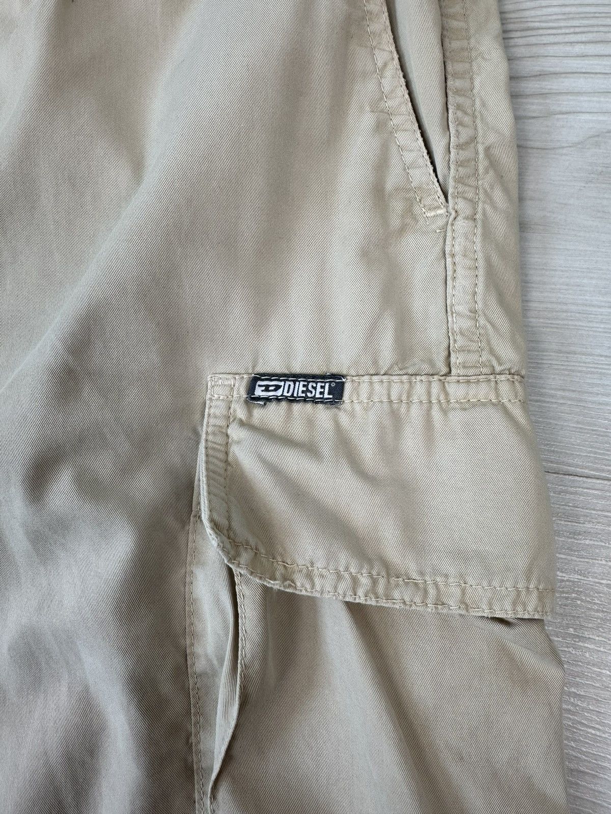 Diesel × Vintage Vintage Y2k Diesel Cargo Shorts Size US 33 - 5 Thumbnail