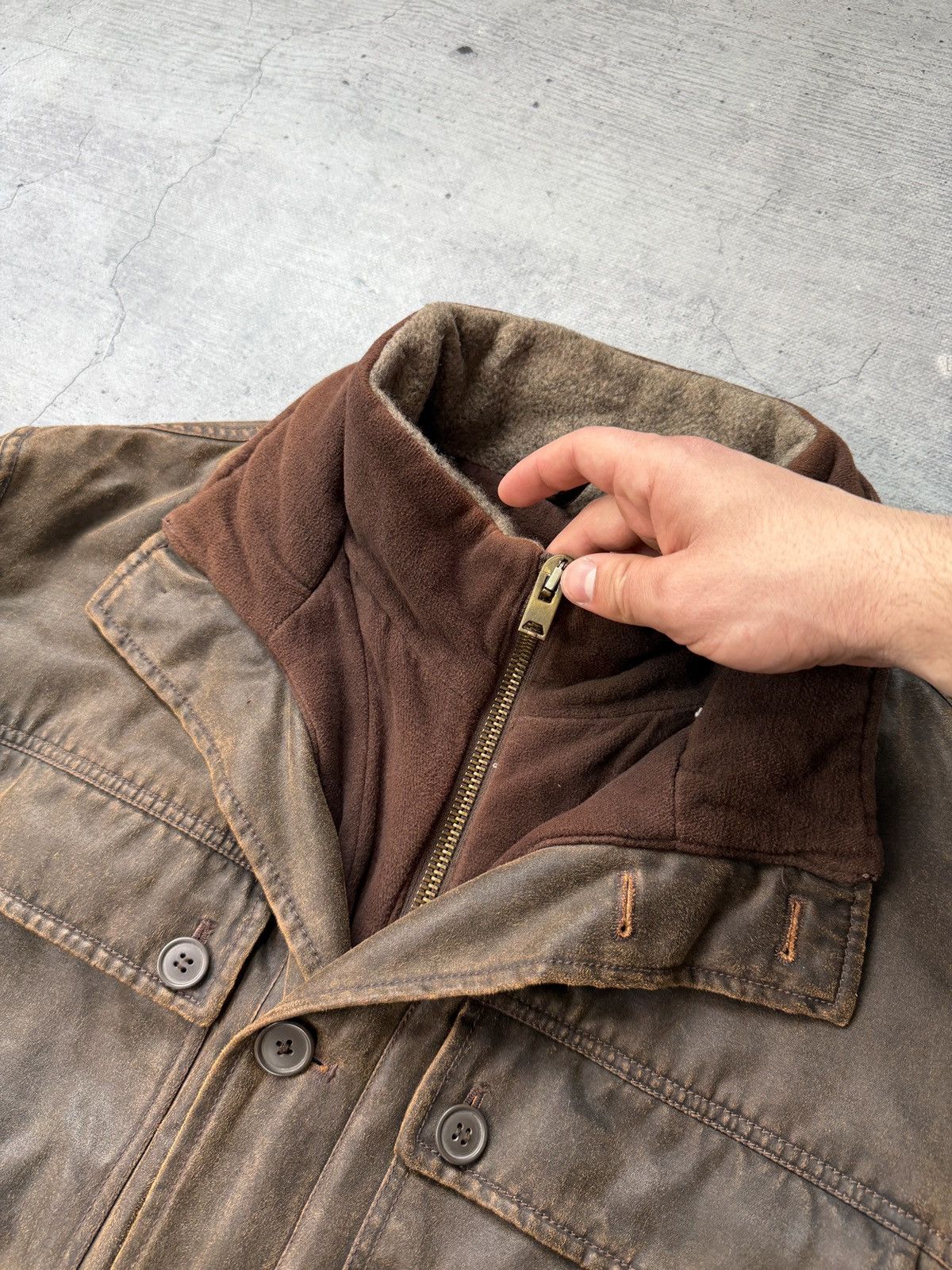 Marlboro Vintage Marlboro Classics Brown Jacket Made Italy Coat Size US XXL / EU 58 / 5 - 6 Thumbnail