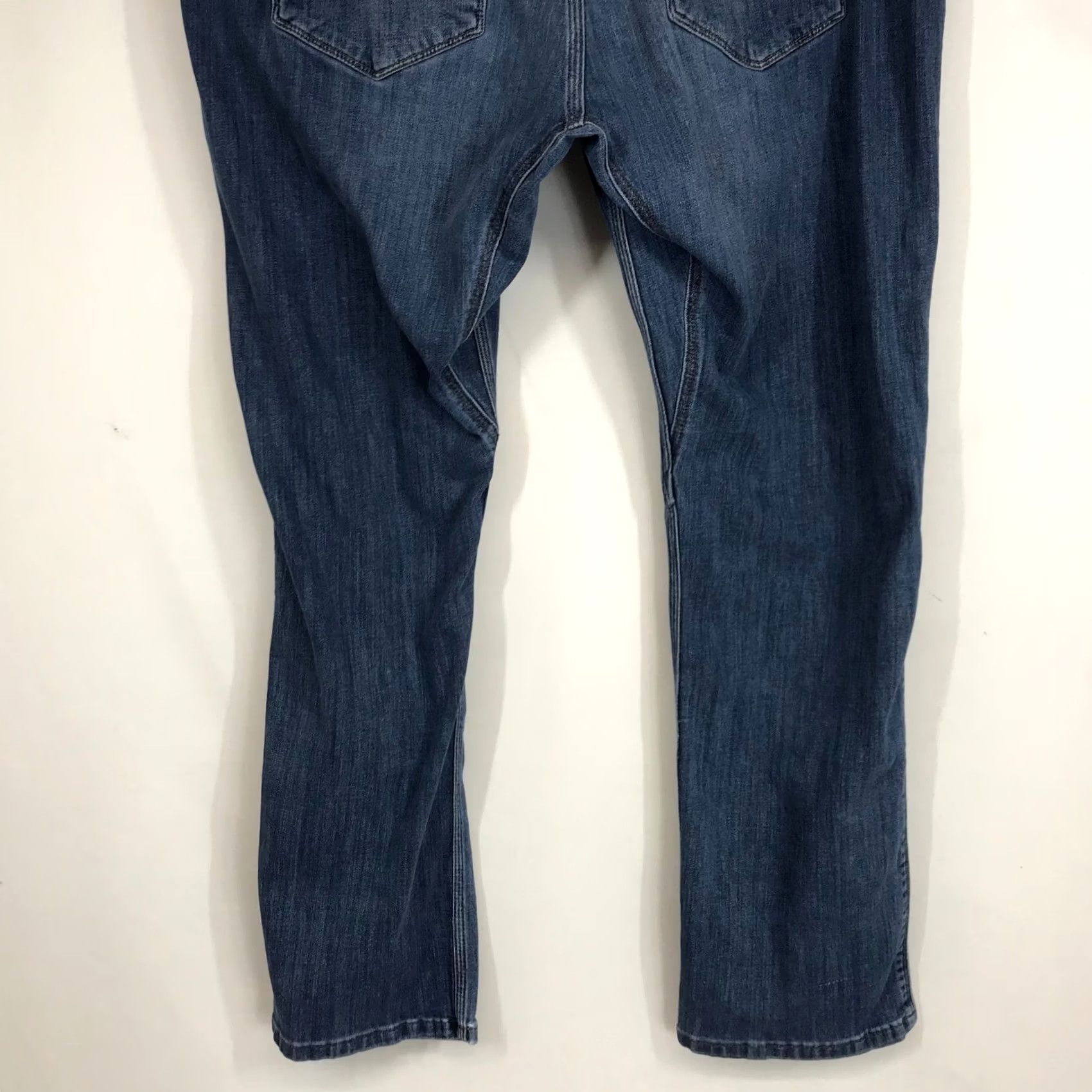 DUER DUER Jeans Mens 40x32 Straight Denim Medium Wash Stretch Five Pocket Button Zip Size US 40 / EU 56 - 6 Thumbnail