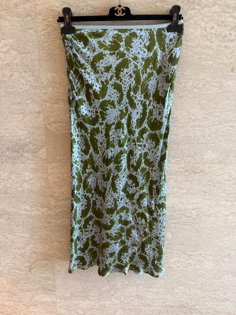 Dries Van Noten DRIES VAN NOTEN size:36 Green printed skirt Size 30" / US 8 / IT 44 - 5 Thumbnail