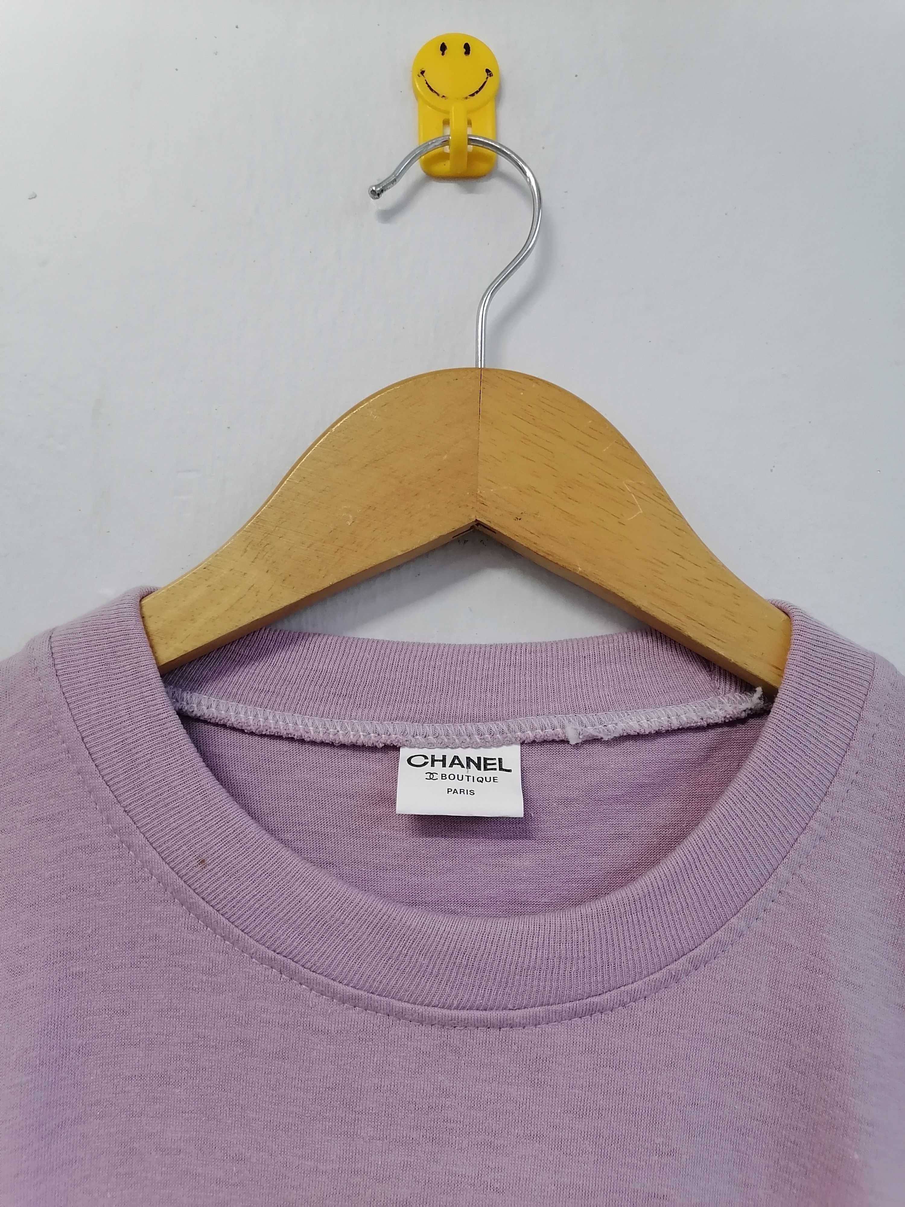 Designer × Vintage Vintage Chanel Logo T-shirt Size US M / EU 48-50 / 2 - 3 Thumbnail