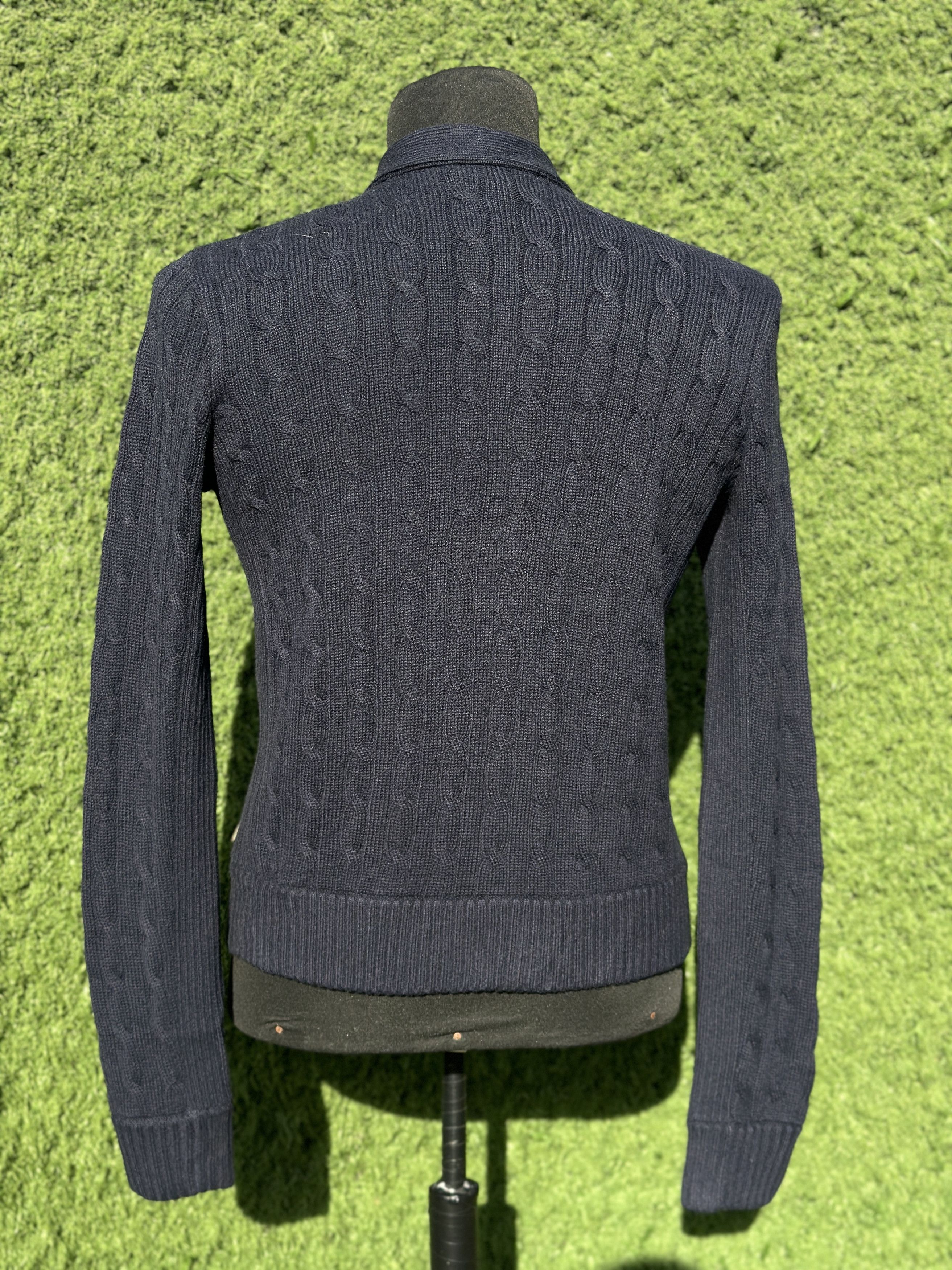Ralph Lauren Black Label Ralph Lauren Black Label Cashmere Zip Cable Knit Size L Size L / US 10 / IT 46 - 12 Thumbnail