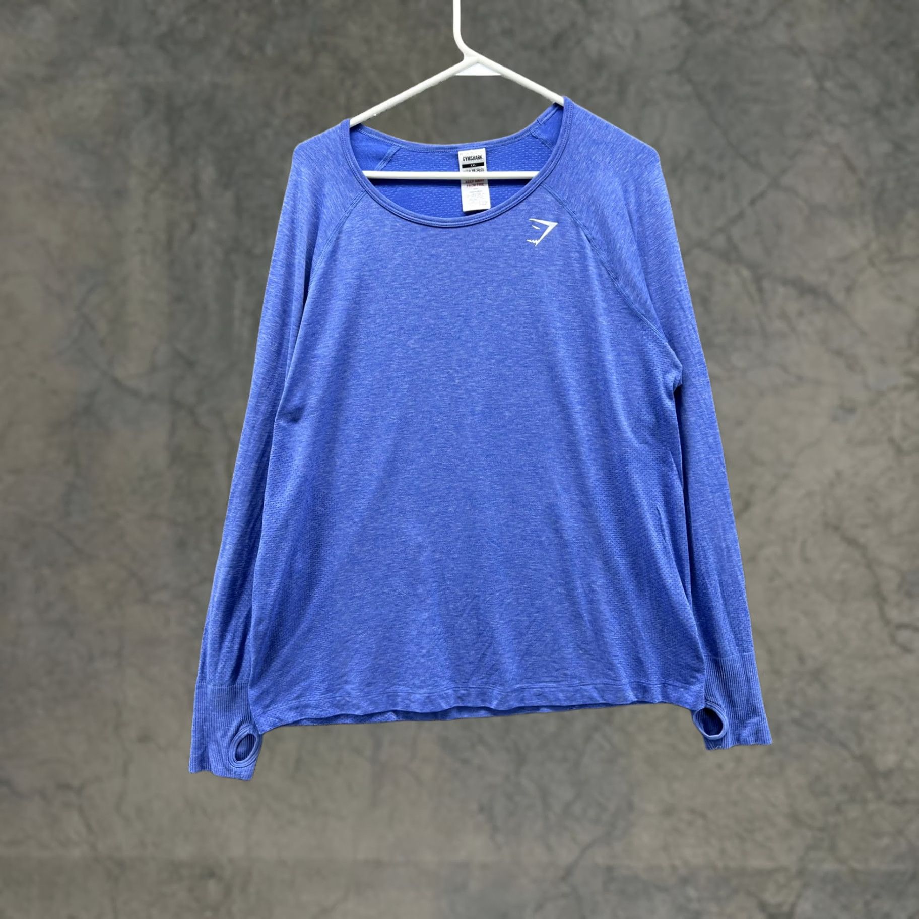 Gymshark Gymshark Womens XXL Blue Long Sleeve Shirt Size XXL / US 16-18 / IT 52-54 - 1 Thumbnail