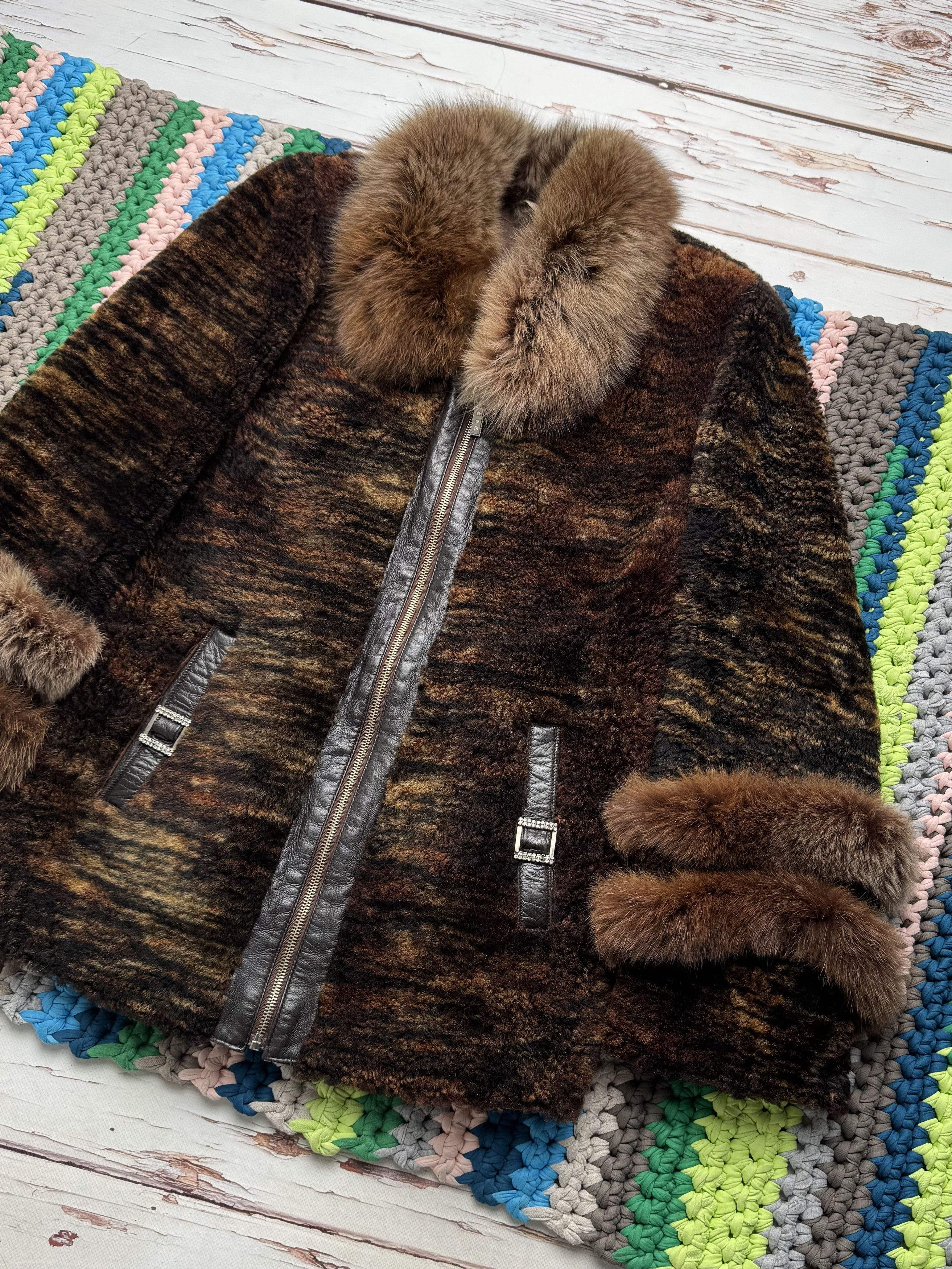 Vintage Vintage Real Sheepskin Coat With Real Fur Details (D10)(D15) Size M / US 6-8 / IT 42-44 - 3 Thumbnail