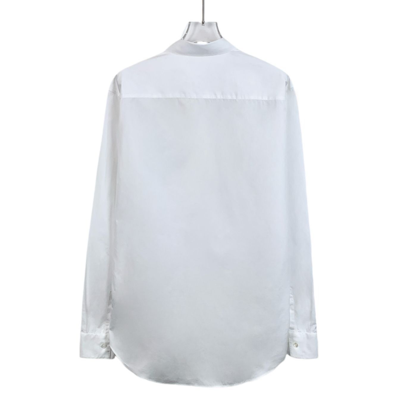 Dior Dior White Cotton & Polyester Embroidered Button-Down Shirt Size S / US 4 / IT 40 - 2 Thumbnail