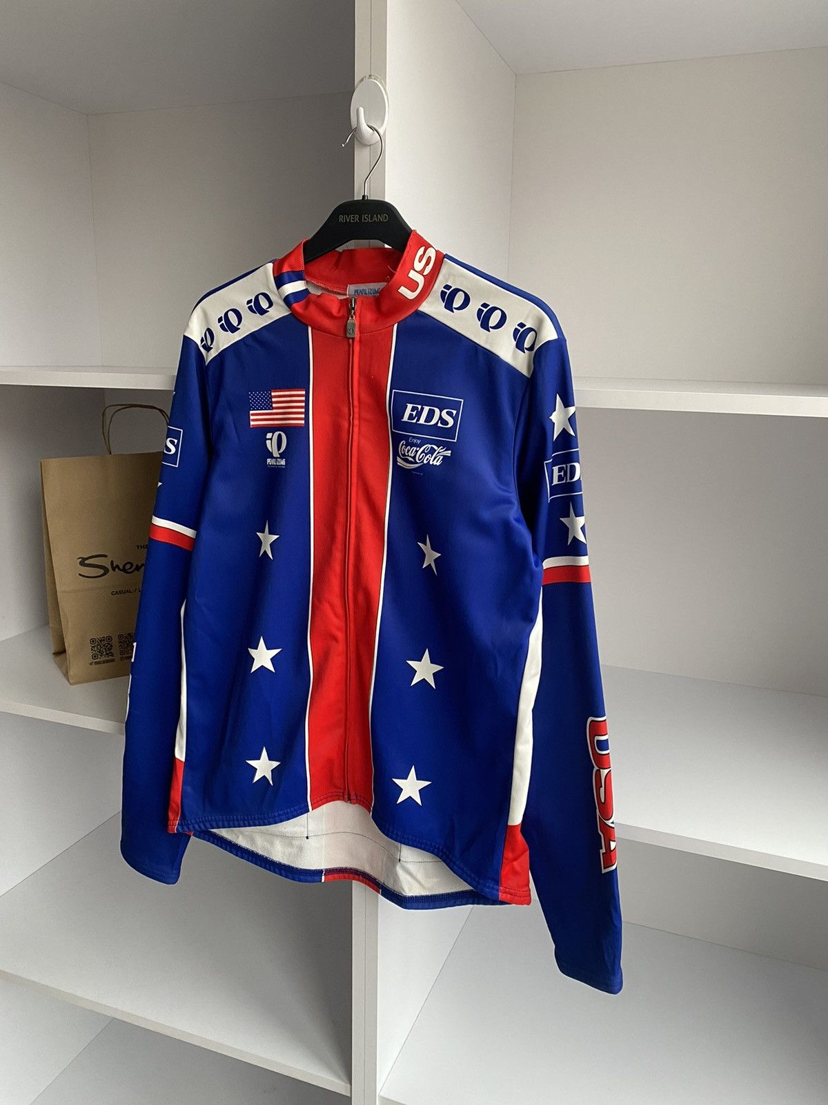PEARL iZUMi × Vintage Vintage PEARL IZUMI x COCA COLA x USA Cycling Jersey Size US L / EU 52-54 / 3 - 3 Thumbnail