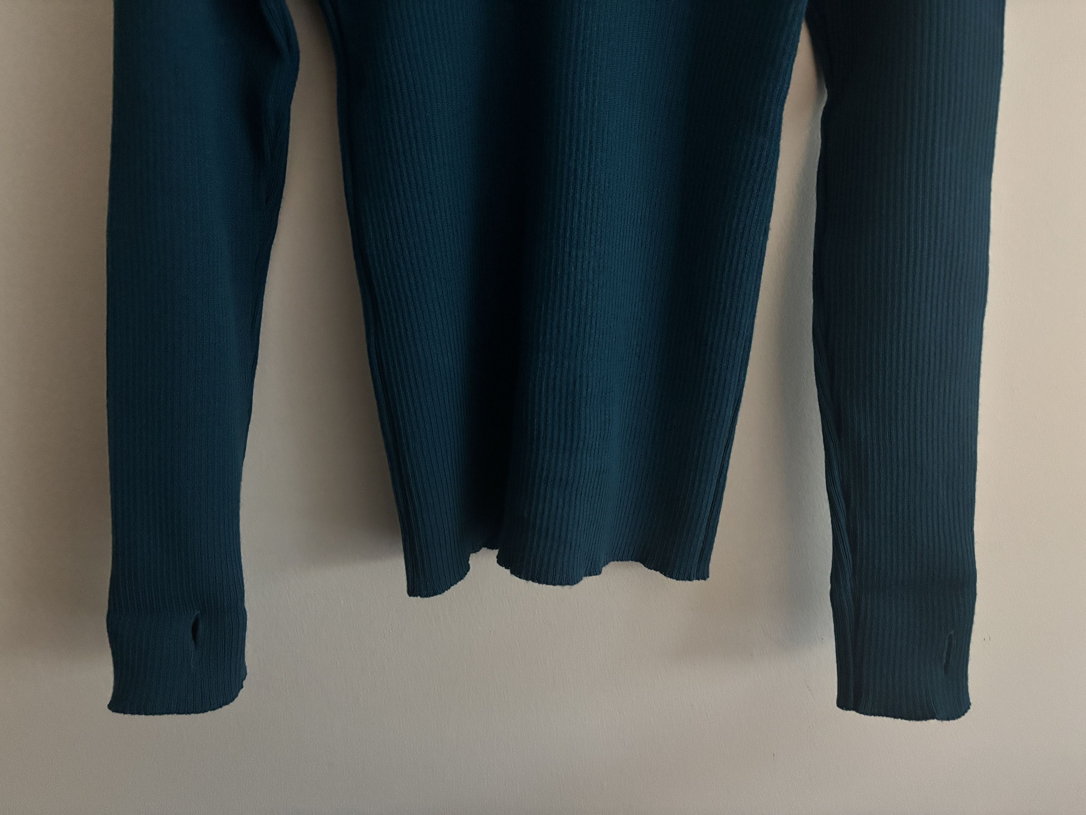 S.N.S. Herning $315 Teal Blue Fender Crew Neck Wool Sweater - Medium/Large Size US M / EU 48-50 / 2 - 3 Thumbnail
