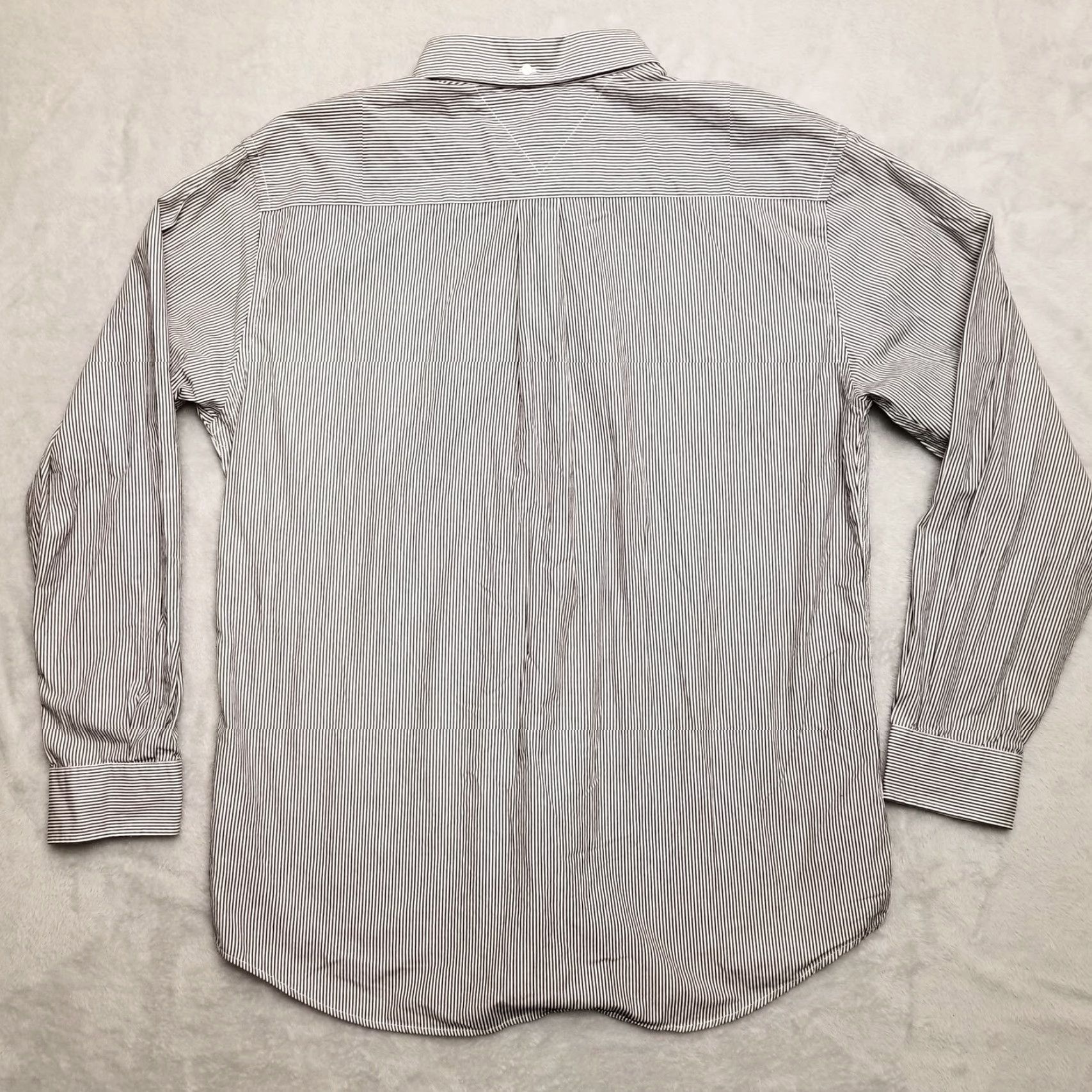 Tommy Hilfiger Tommy Hilfiger Shirt Men XL Black White Striped Long Sleeve 100% Cotton Button-Up, Casual, Mens Size US XL / EU 56 / 4 - 7 Thumbnail