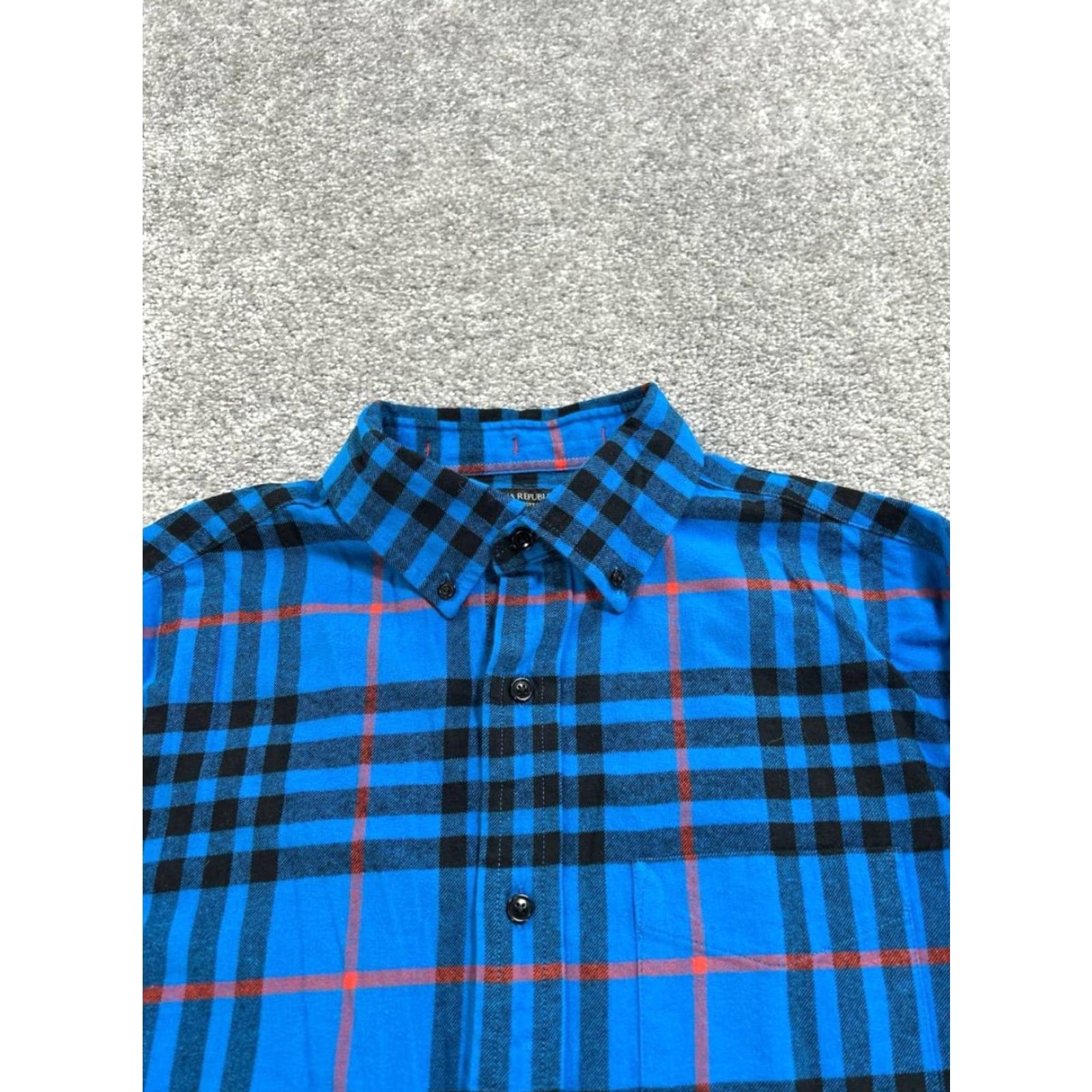 Banana Republic Banana Republic Shirt Mens M Blue Cotton Button Up Size US M / EU 48-50 / 2 - 2 Thumbnail