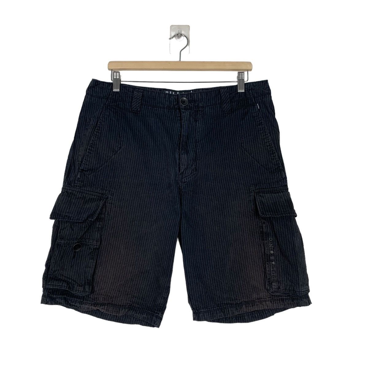 Billabong BILLABONG Striped 6 Pocket Cargo Shorts Pant #0167-C9 Size US 34 / EU 50 - 1 Thumbnail