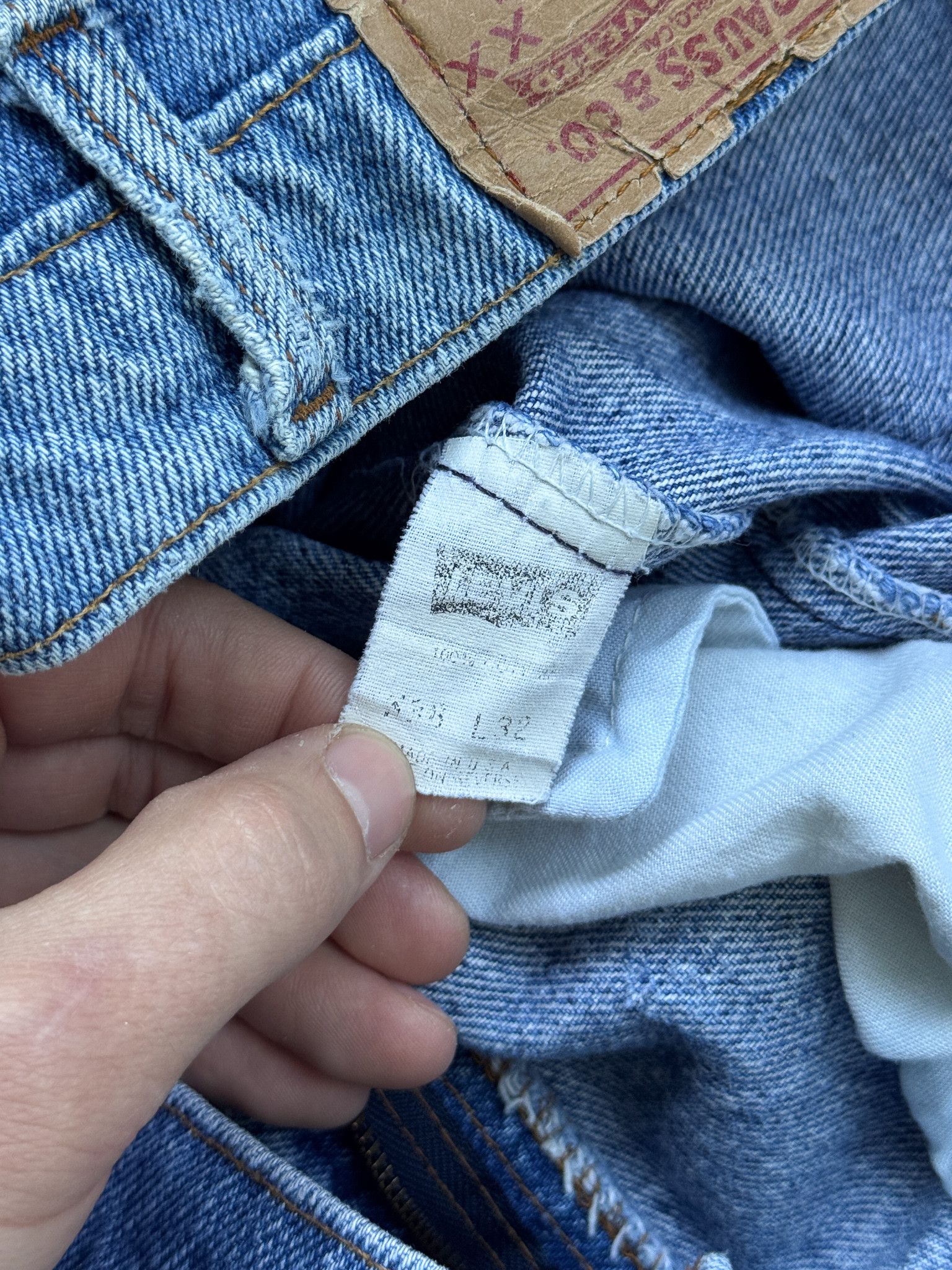 Levi's Vintage Levi's Blue Denim Jeans Size US 36 / EU 52 - 8 Thumbnail