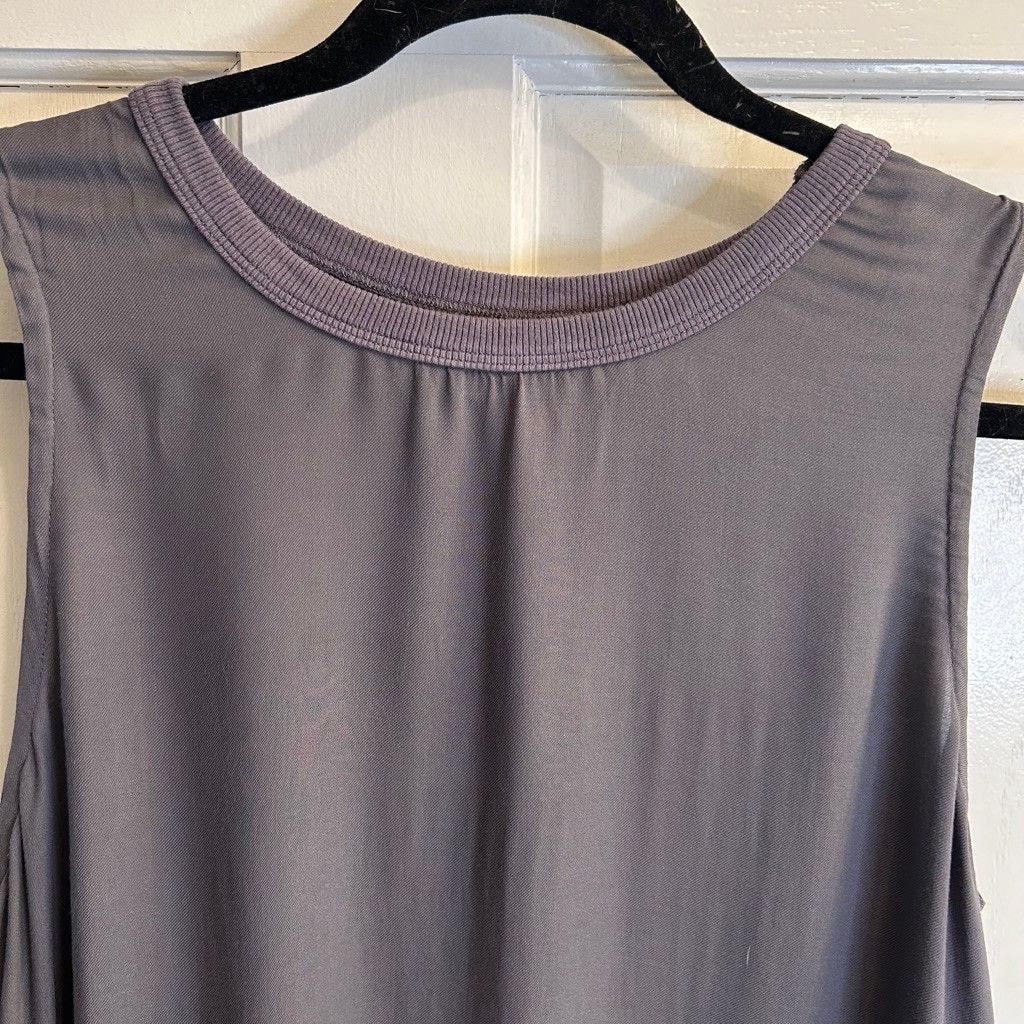 Anthropologie Women's Cloth & Stone Tank Top, Size M, Gray hi/low Size M / US 6-8 / IT 42-44 - 5 Thumbnail