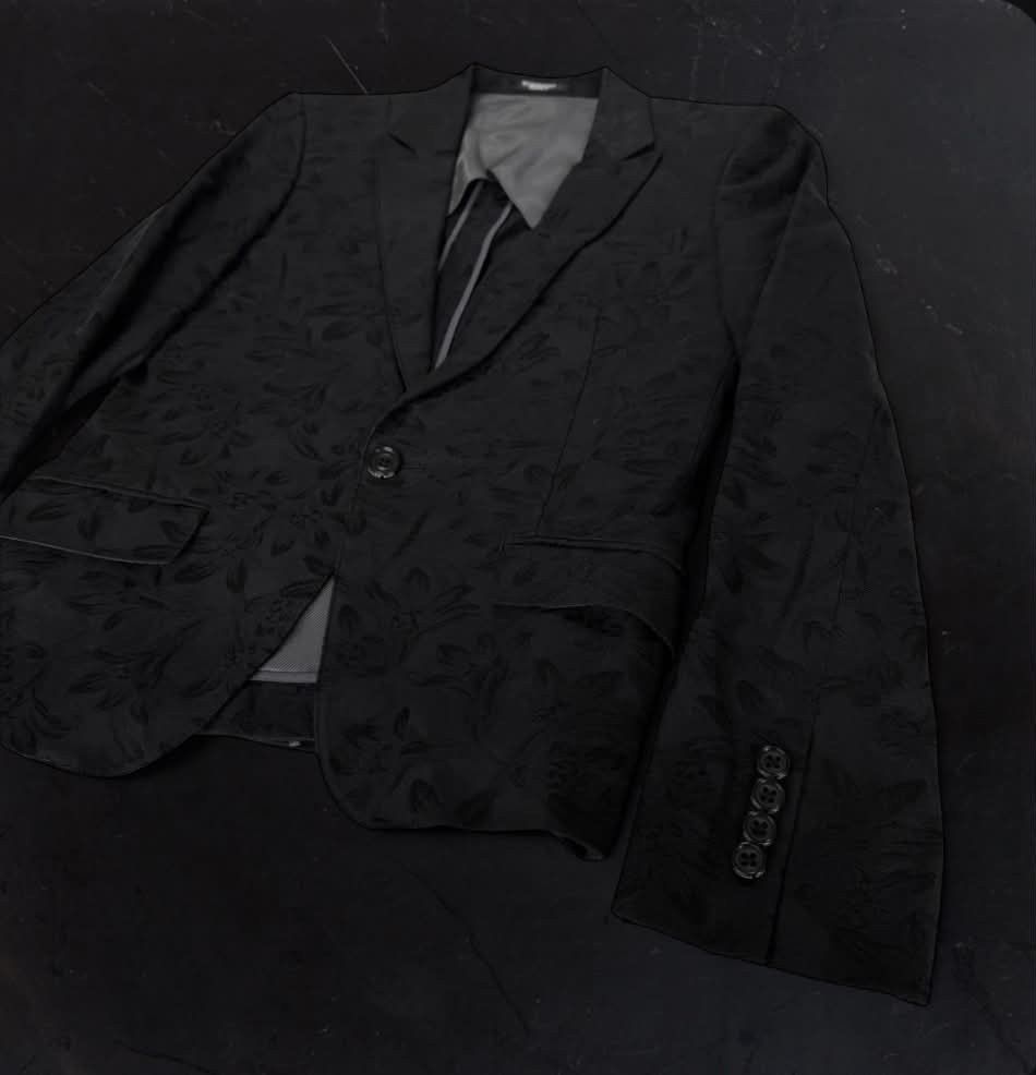 Tornado Mart Tornado Mart Floral Jacquard Blazer Size 36S - 2 Thumbnail