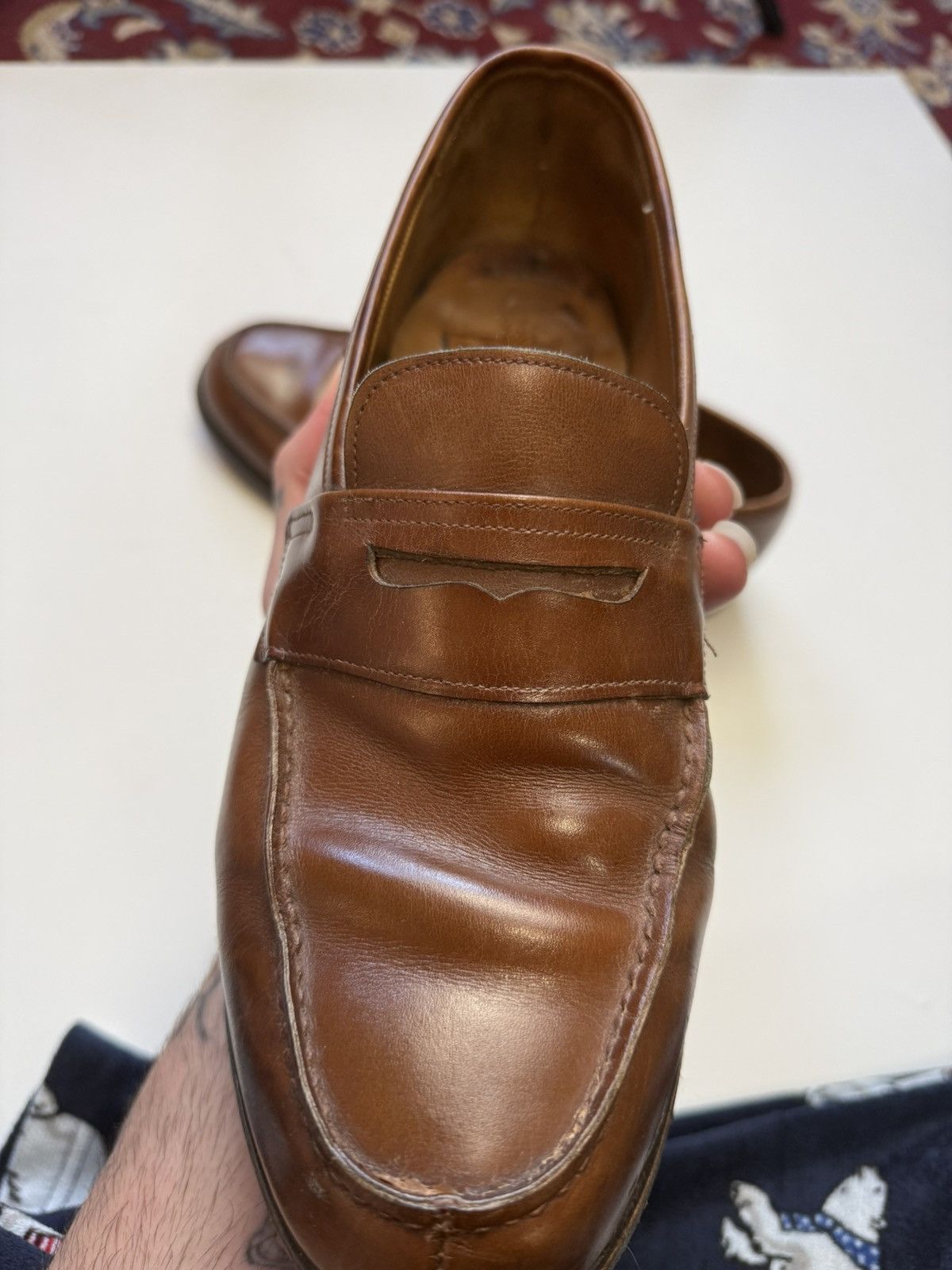 Vintage Rare White Brothers Of Earls Barton made in England Brown Size US 9.5 / EU 42-43 - 8 Thumbnail