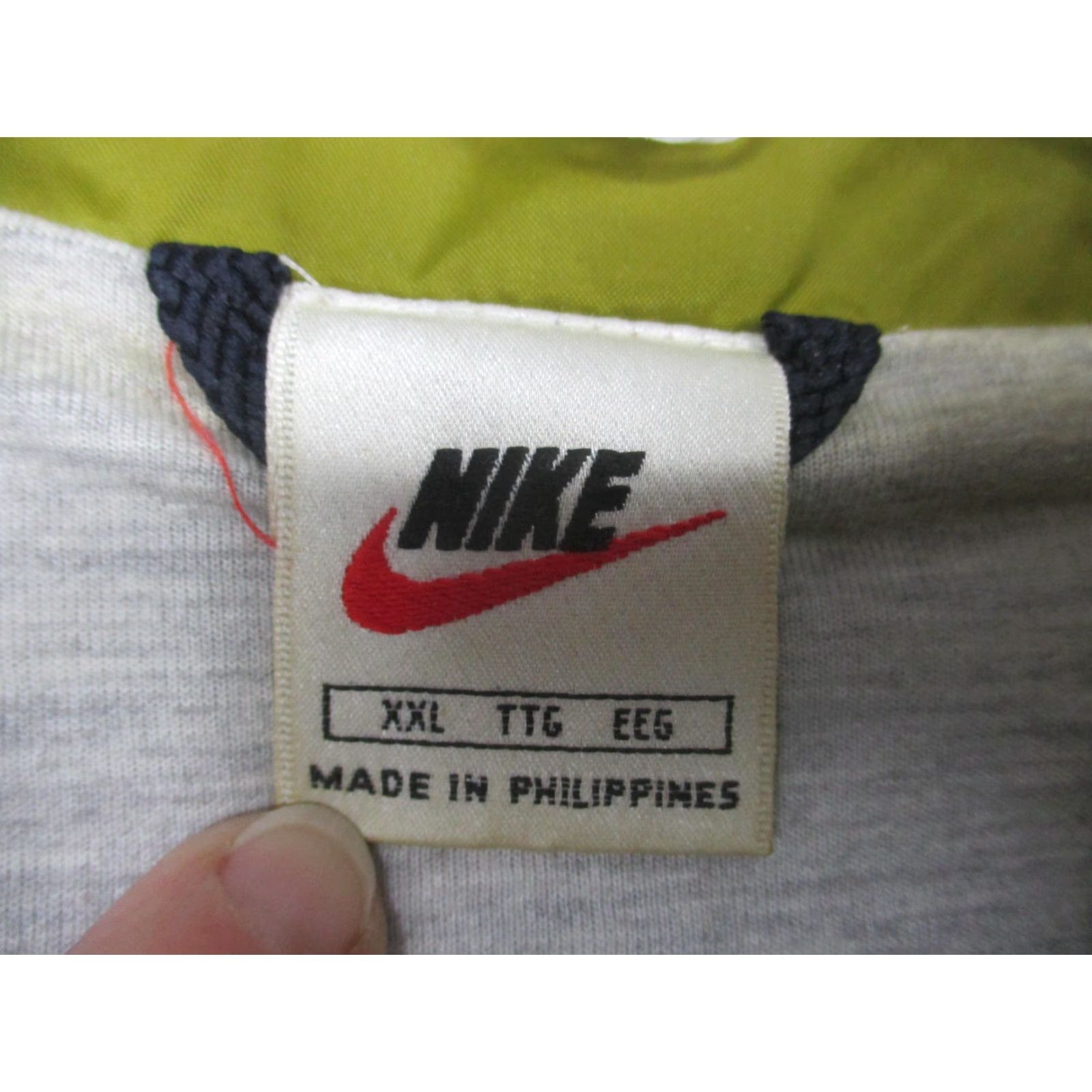 Nike VINTAGE Nike Jacket Mens 2XL Navy Blue Windbreaker Lined Pockets 80s Size US XXL / EU 58 / 5 - 3 Thumbnail