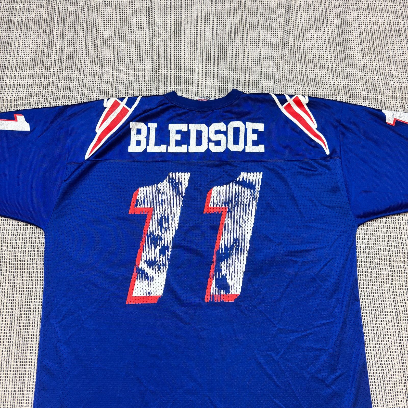 Logo Athletic × NFL × Vintage VTG Logo Athletic New England Patriots Bledsoe 11 Jersey XL Size US XL / EU 56 / 4 - 5 Thumbnail